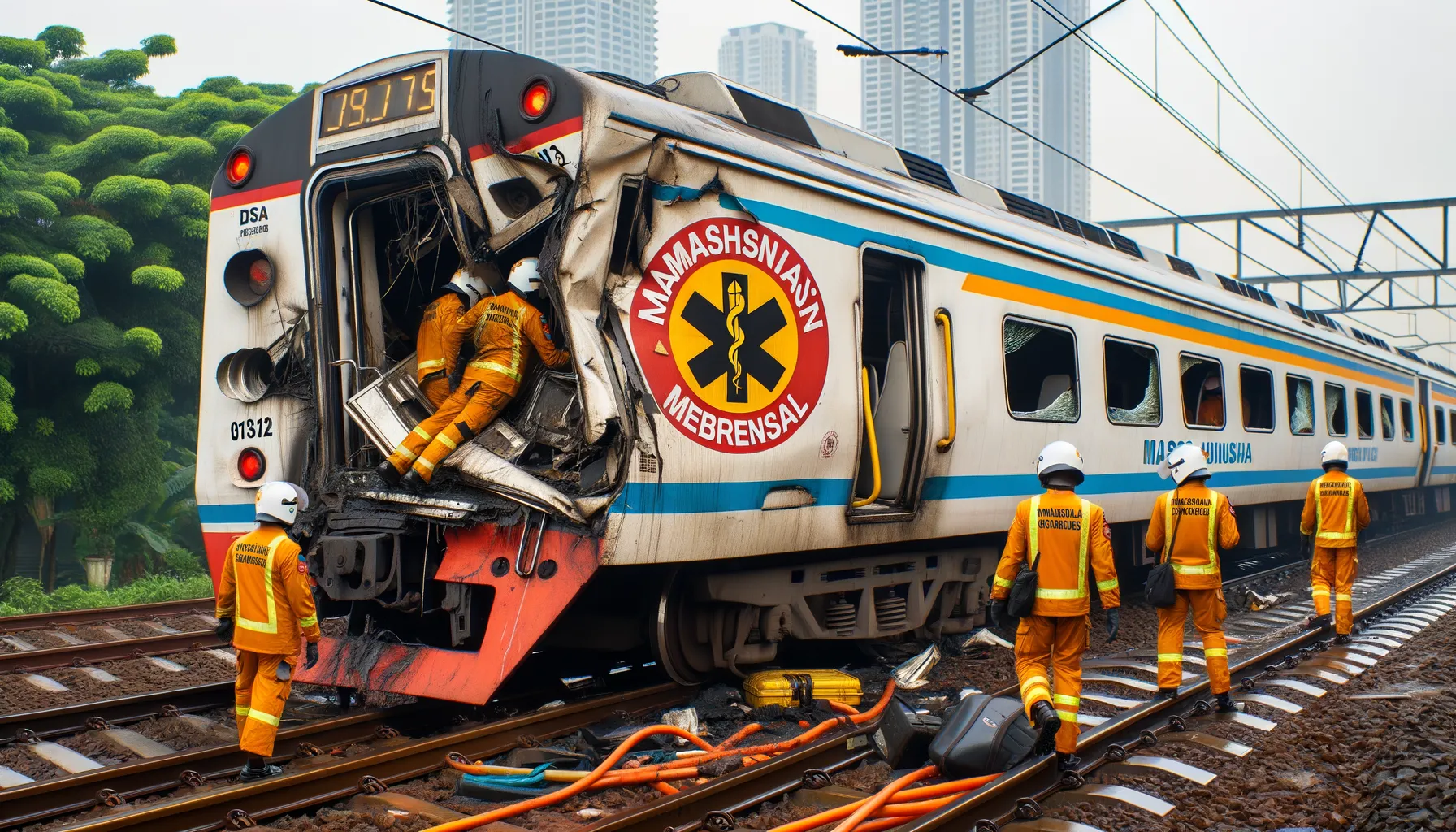 Tragedi KRL Bekasi: Tabrakan Beruntun dan Kerumunan Massa