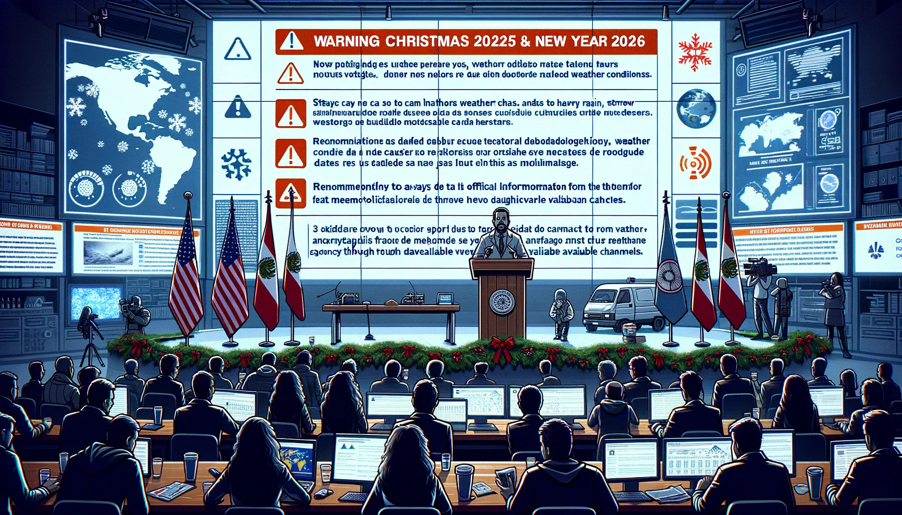 Peringatan Cuaca Ekstrem: Natal dan Tahun Baru 2026
