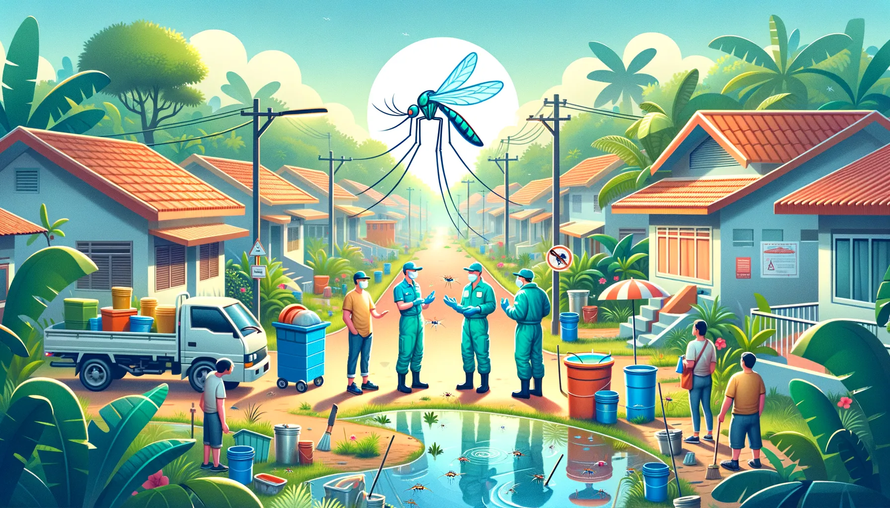 Surabaya Gencarkan PSN DBD, Antisipasi Musim Hujan 2025