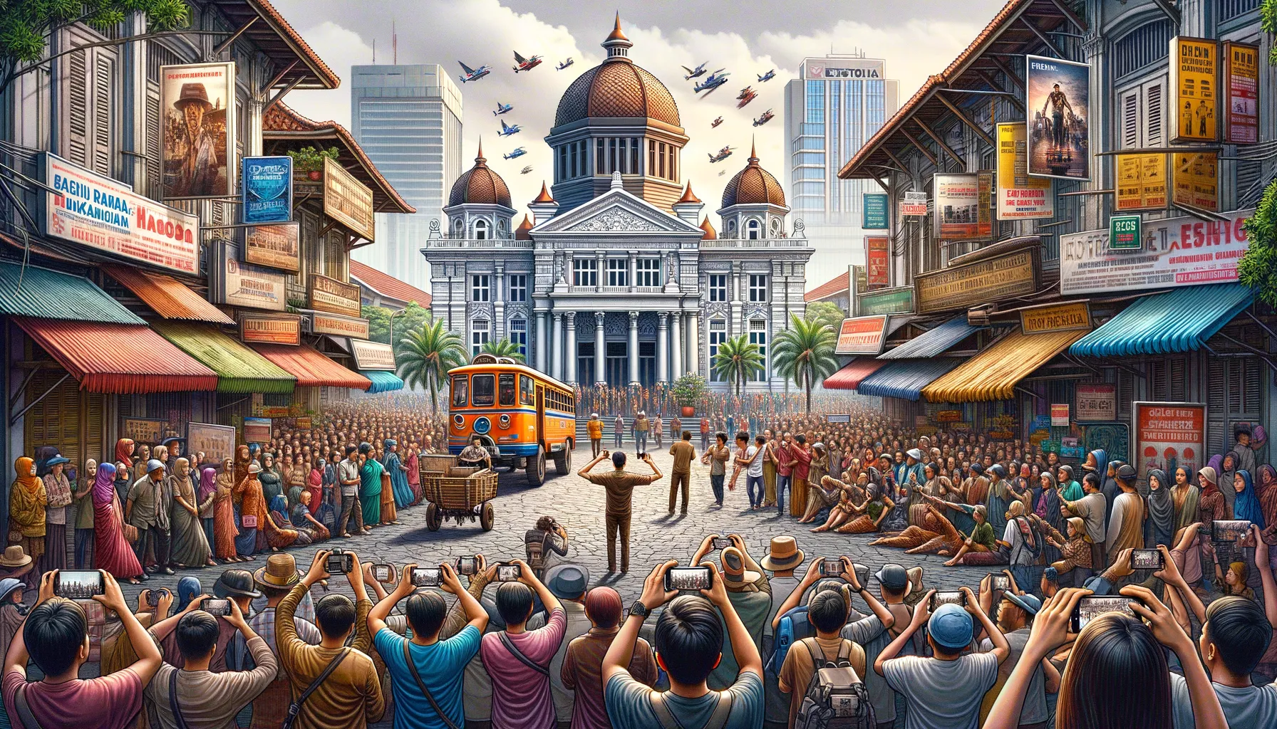 Syuting Extraction: Tygo di Indonesia, Kota Tua Ditutup Sementara