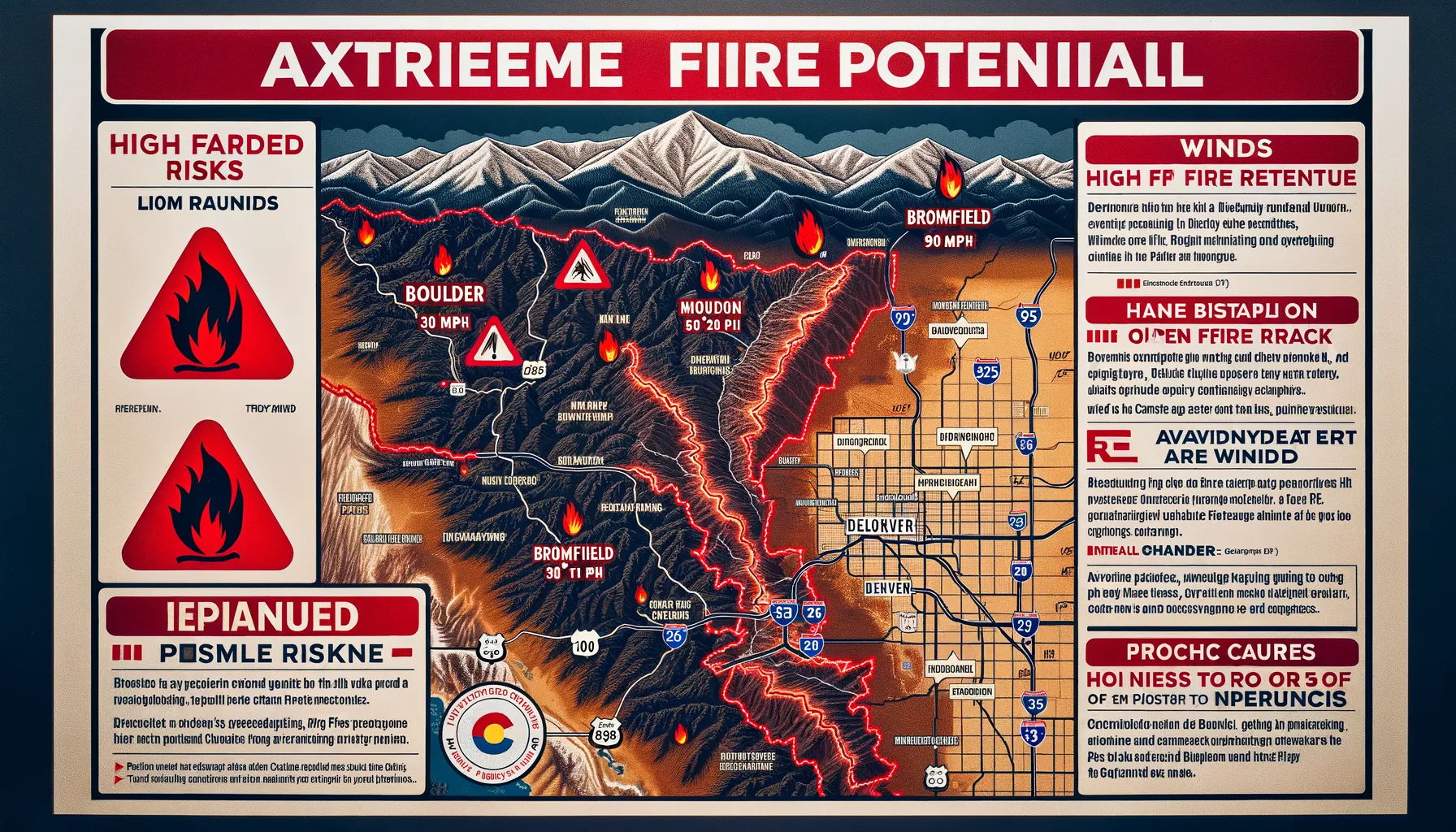 Ancaman Kebakaran di Colorado: Kombinasi Angin, Panas, dan Kelembaban Rendah