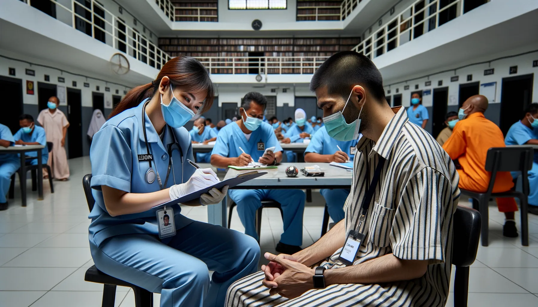 Pemeriksaan Kesehatan Tahanan Baru di Lapas Jambi: Upaya Cegah Penyakit Menular