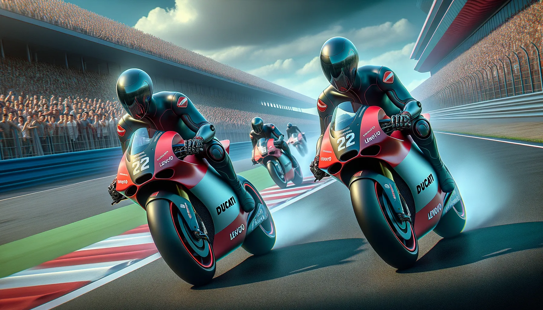 Performa Solid Ducati Lenovo di Tes Pramusim MotoGP 2026