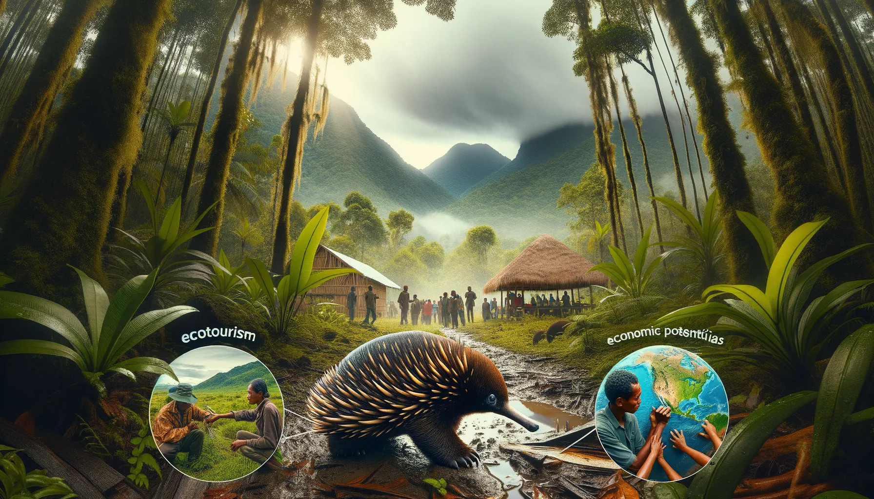 Ekowisata Ekidna: Peluang Ekonomi dan Konservasi di Papua