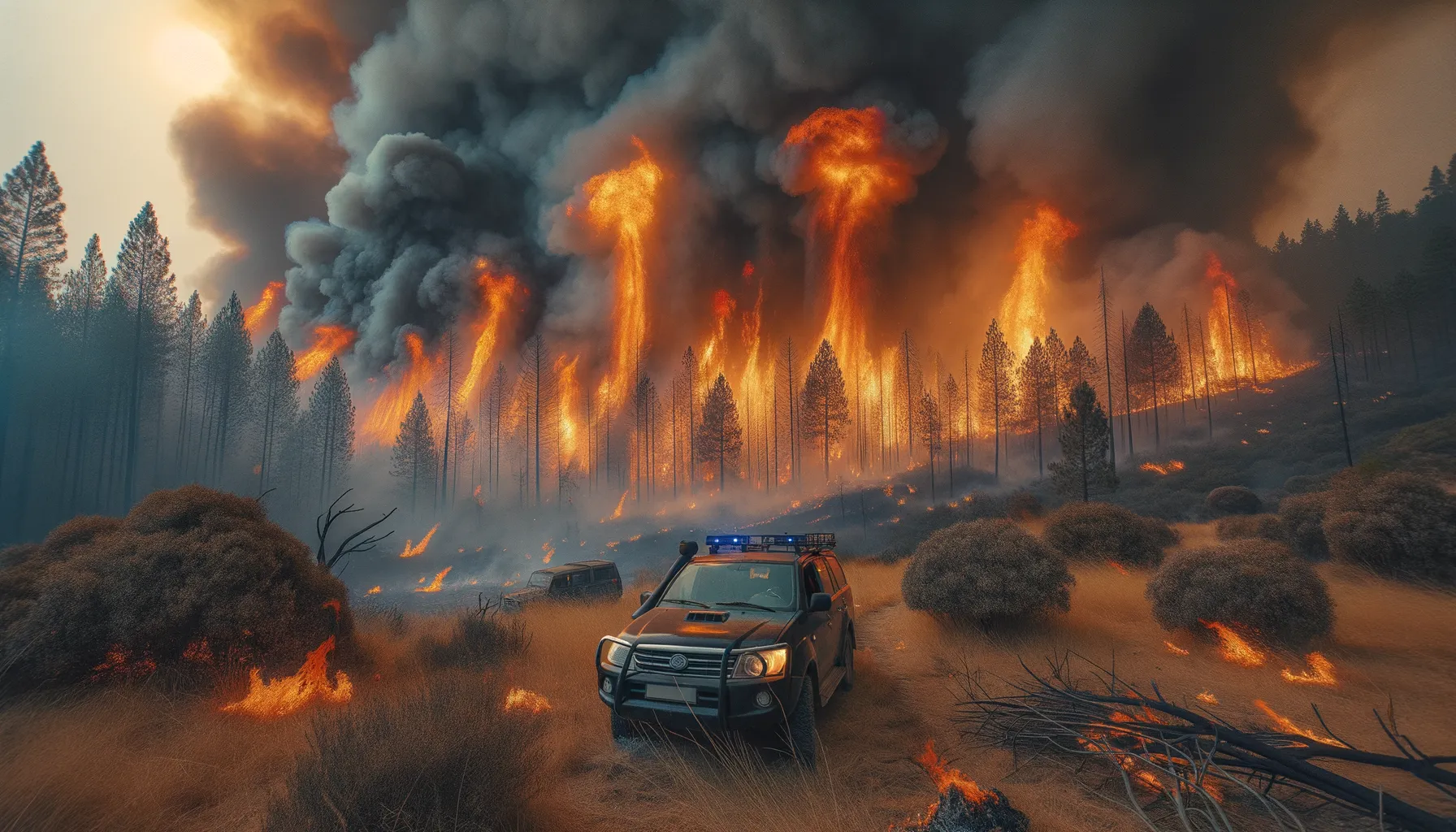 Kebakaran Hutan Georgia Ancam Ribuan Rumah, Kondisi Kekeringan Memprihatinkan