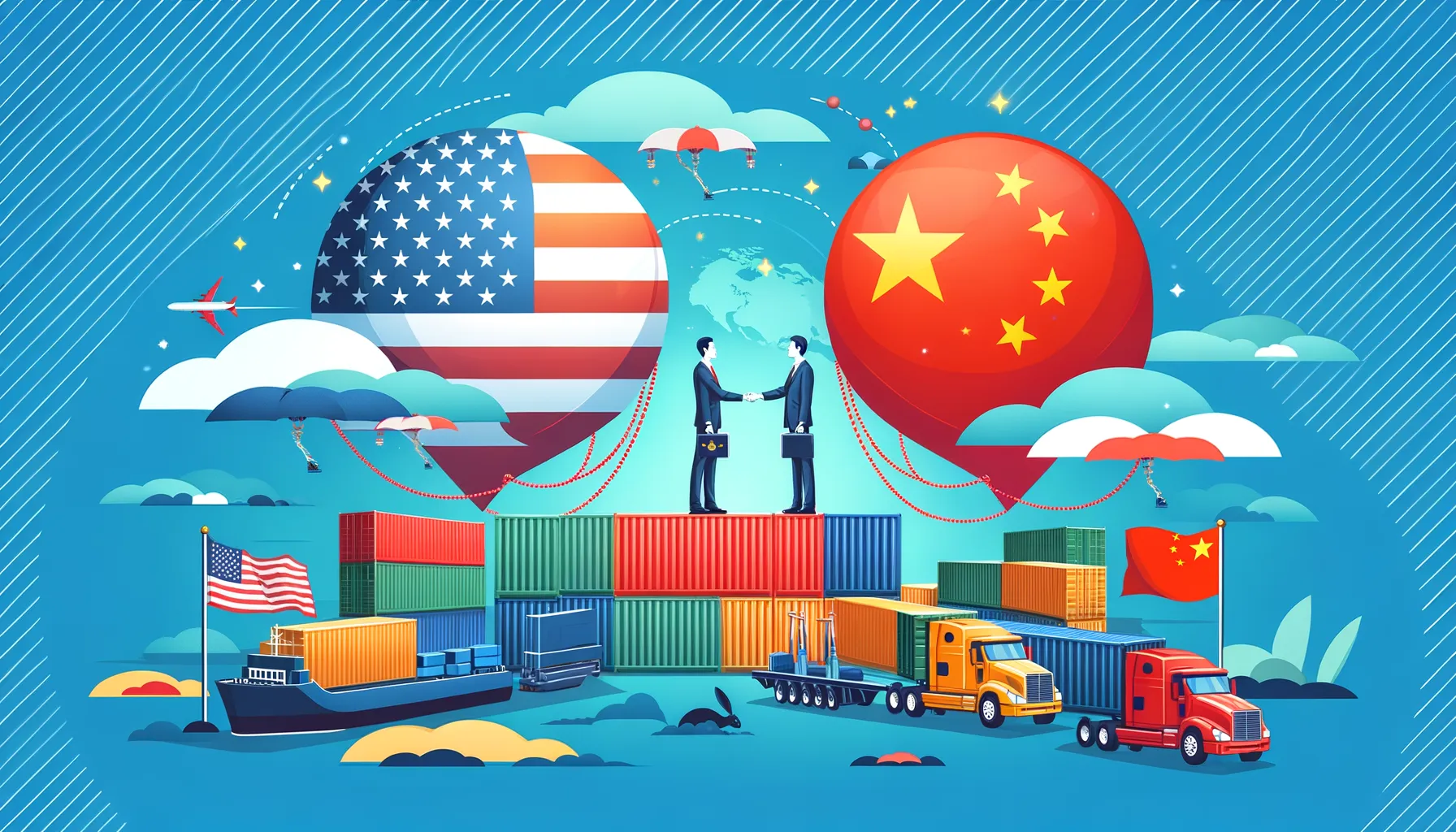 Upaya AS dan China Redam Perang Dagang yang Meningkat