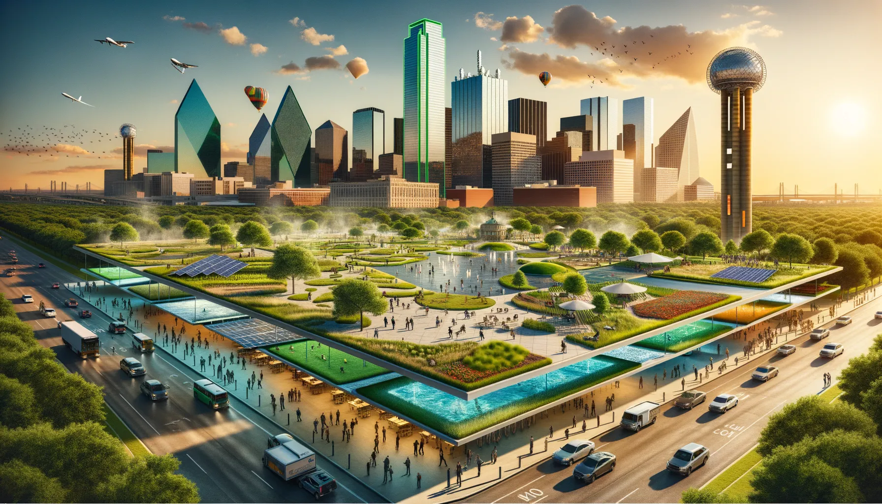 Inovasi Permukaan Cerdas: Solusi Dallas Hadapi Panas Ekstrem