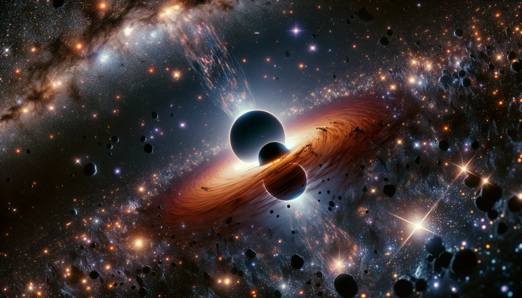 Misteri GW190814: Pengaruh Lubang Hitam Supermasif Terungkap
