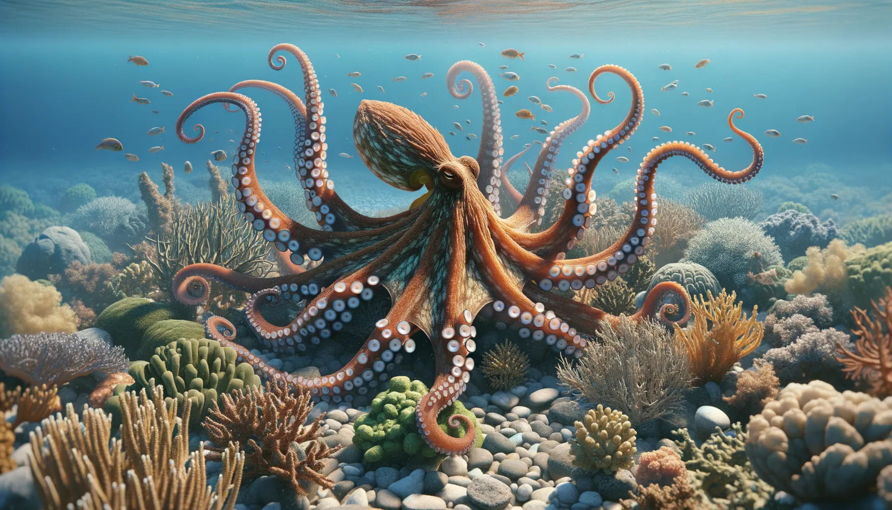 Penelitian Baru: Gurita Gunakan Lengan Berbeda untuk Tugas Berbeda