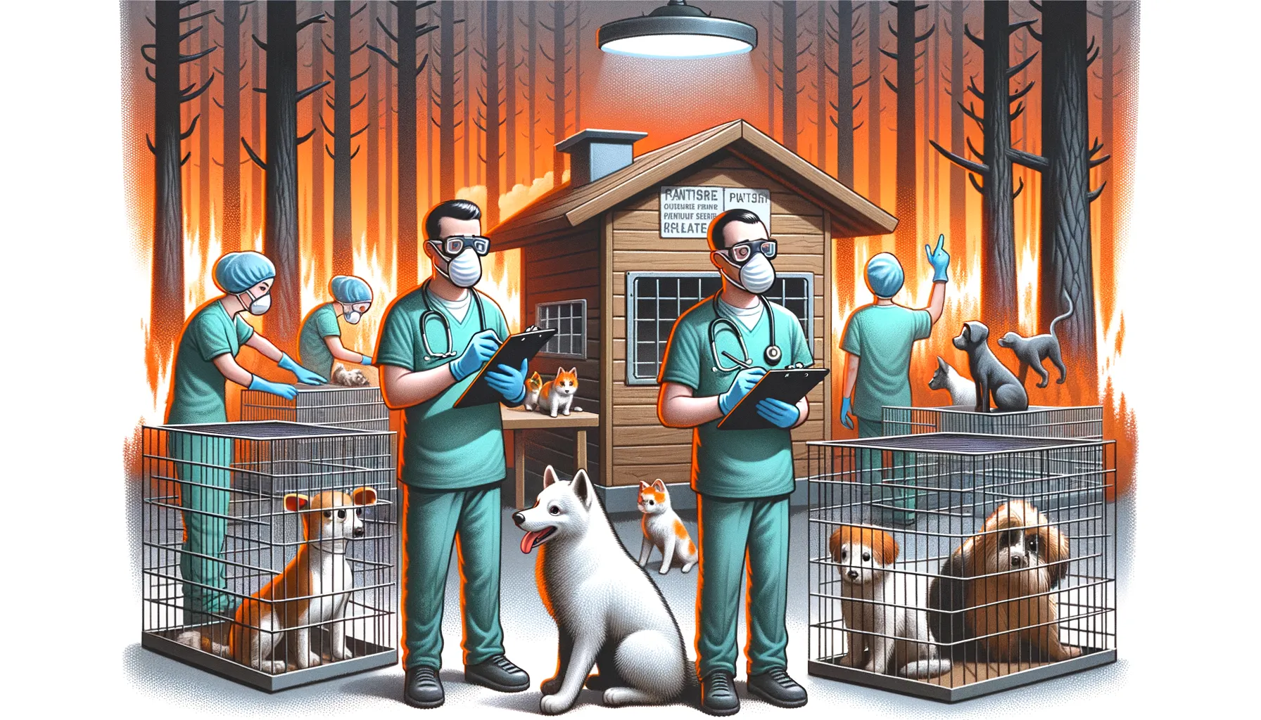 Insiden Asap Metamfetamin di Penampungan Hewan Montana