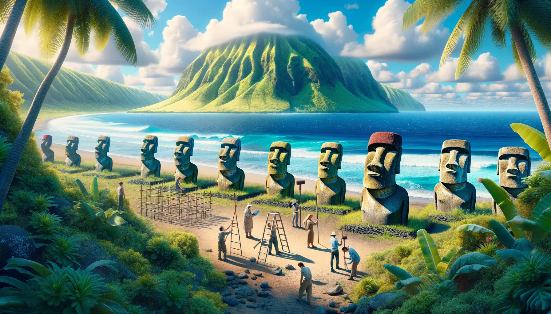 Menguak Rahasia Moai: Patung Berjalan Pulau Paskah