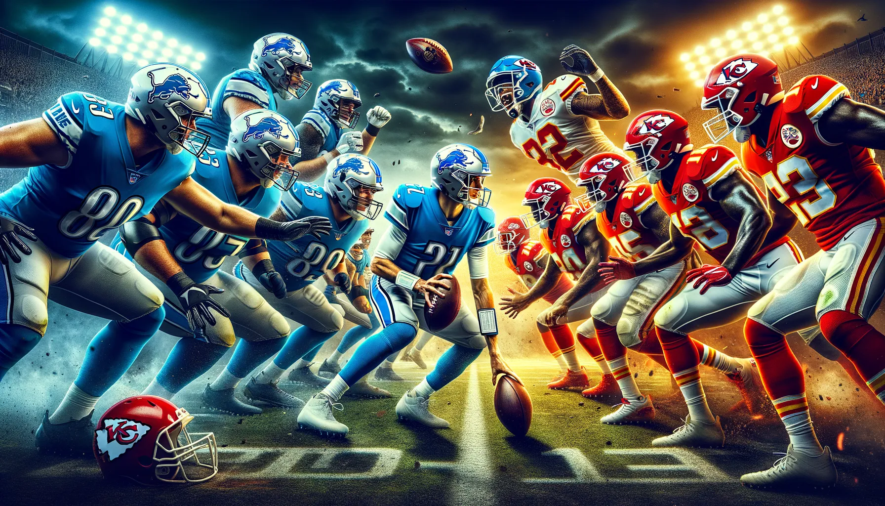Laga Panas: Bentrokan Detroit Lions dan Kansas City Chiefs dalam NFL