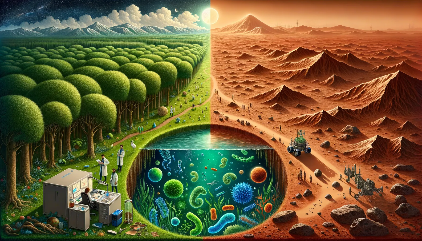 Pertarungan Mikroba Bumi dan Mars: Tantangan Eksplorasi Kosmik