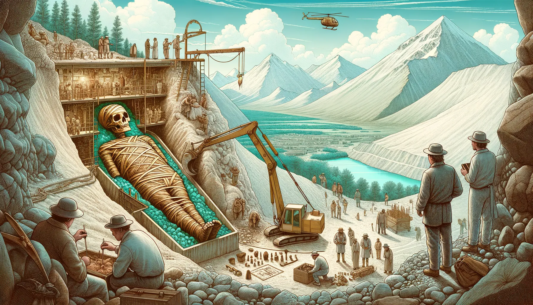 Misteri Kematian Mumi 1.100 Tahun di Tambang Pirus Chili