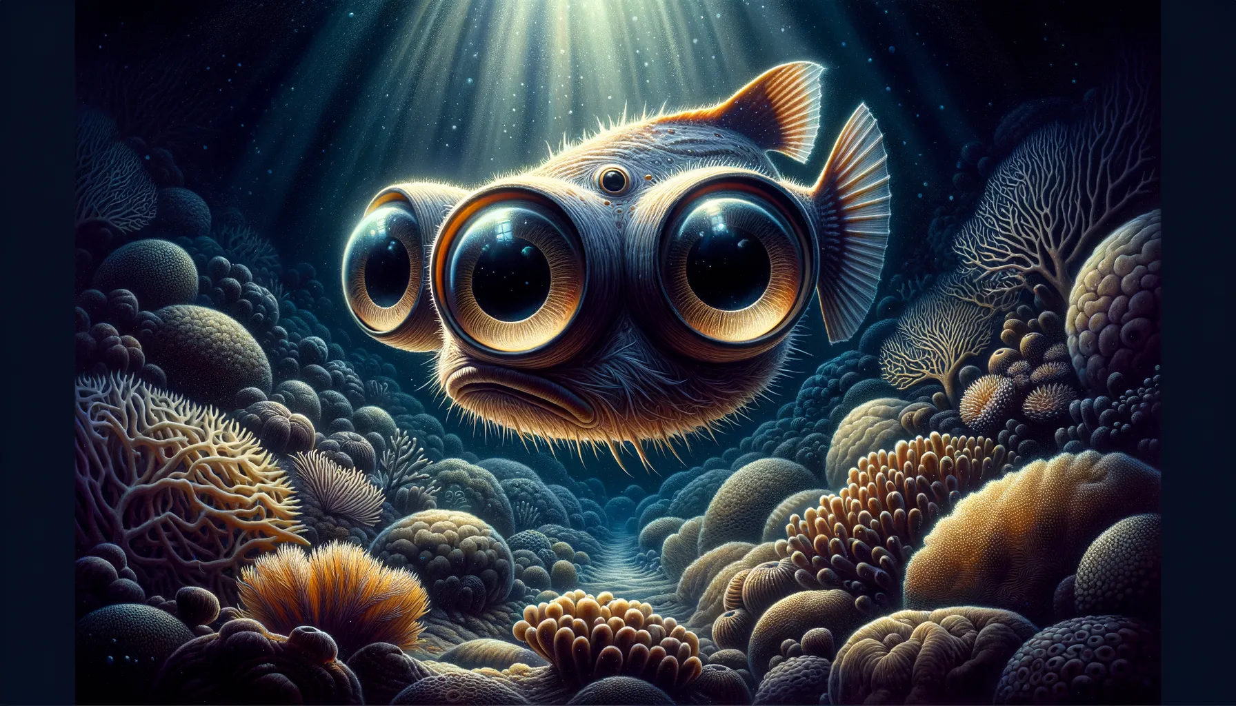 Keunikan dan Misteri Ikan Teleskop di Laut Dalam