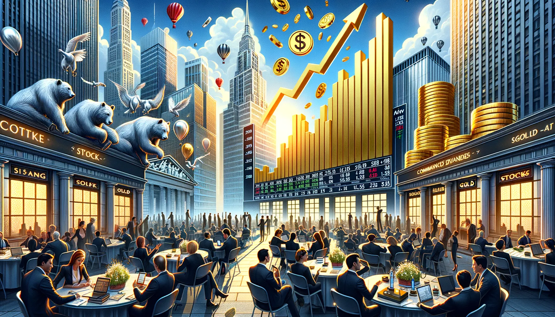 Pasar Saham AS Bangkit, Emas dan Perak Merosot Tajam