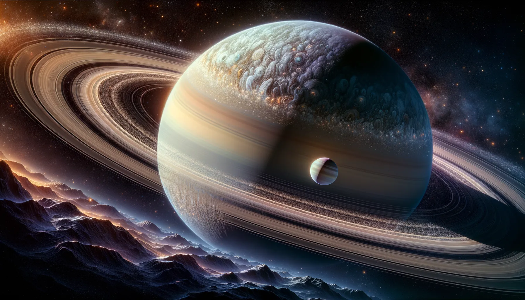 Misteri Cincin Saturnus dan Orbit Bulan: Hipotesis Tabrakan Kuno