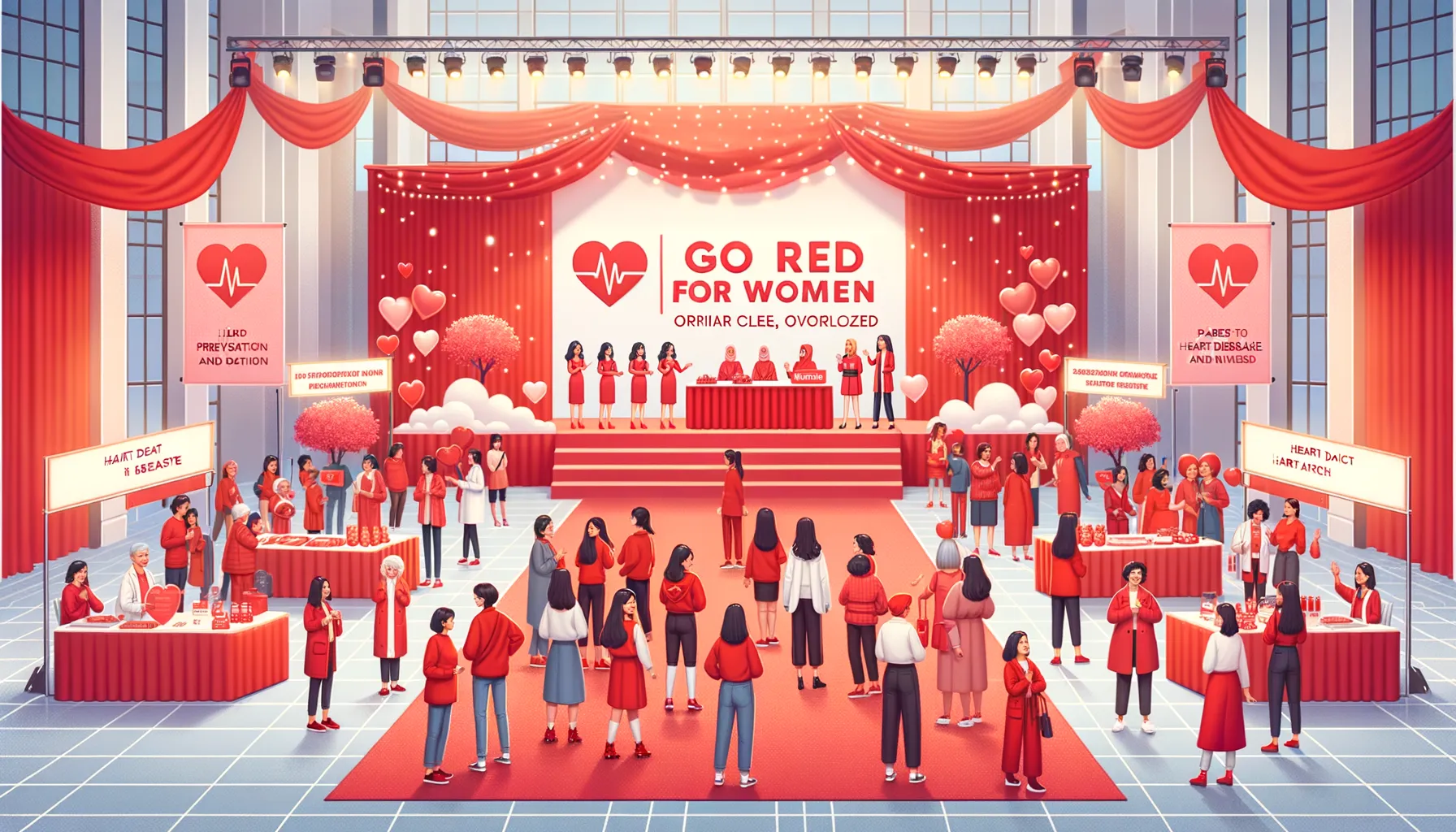 Kesehatan Jantung Wanita: Acara Go Red di Salt Lake City