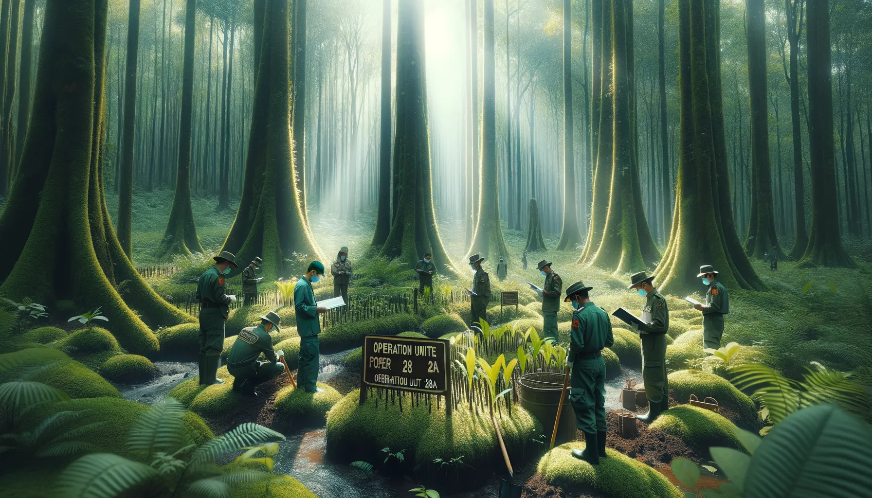 Patroli Hutan: Menjaga Keberlanjutan Tanaman 2024 di Petak 28A