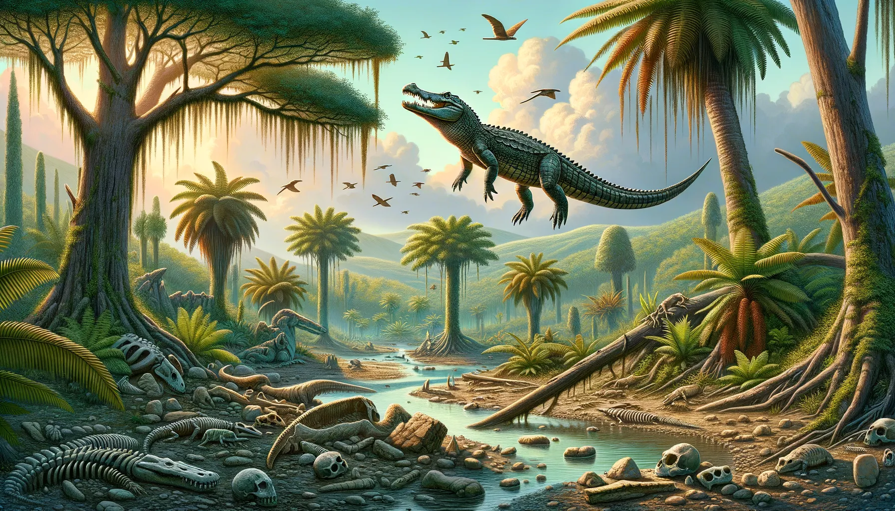 Buaya Purba: Evolusi Bipedal dan Misteri Fosil Trias