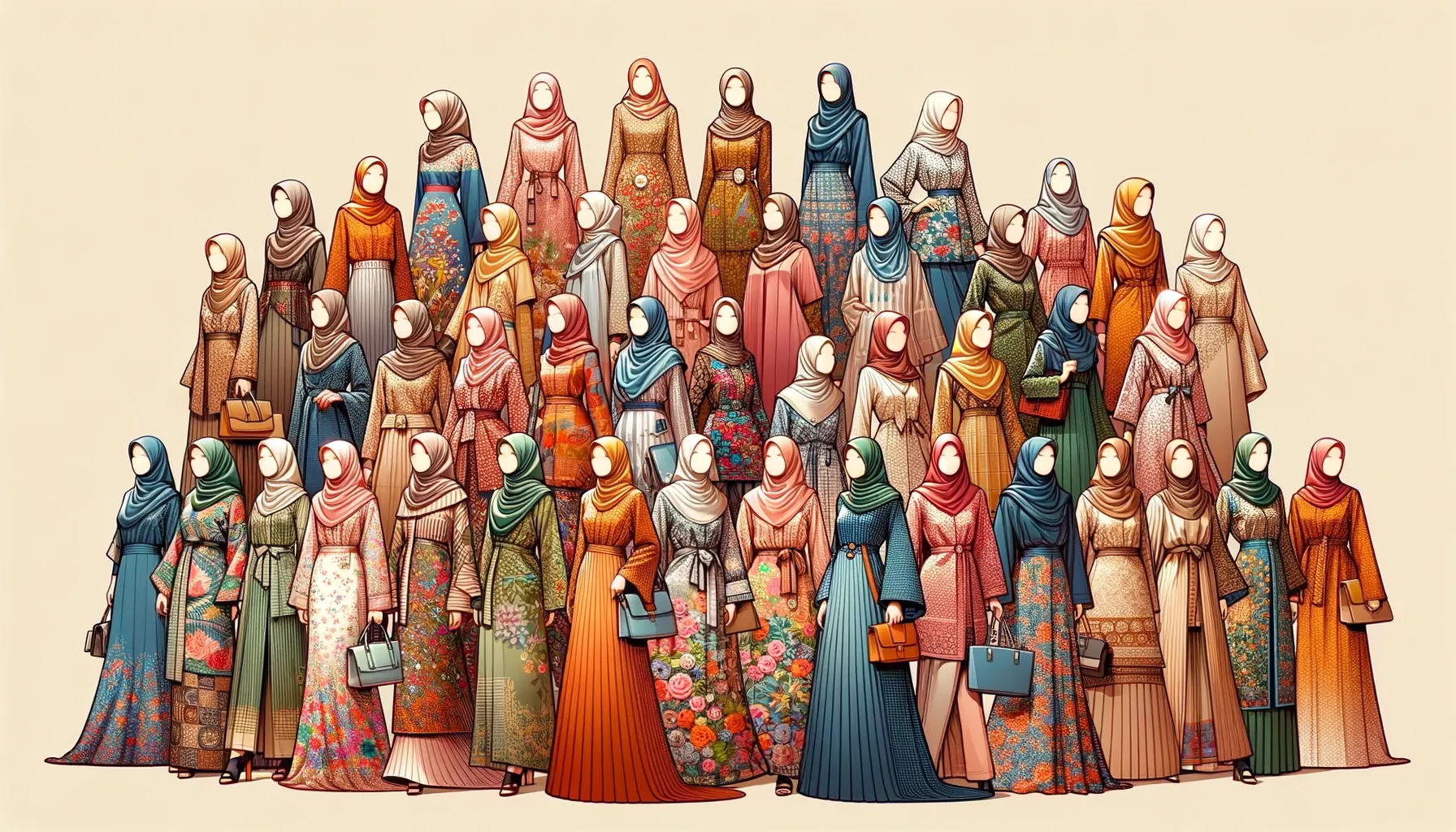 Fenomena 'Gamis Bini Orang': Tren yang Menghebohkan Dunia Fashion Muslim