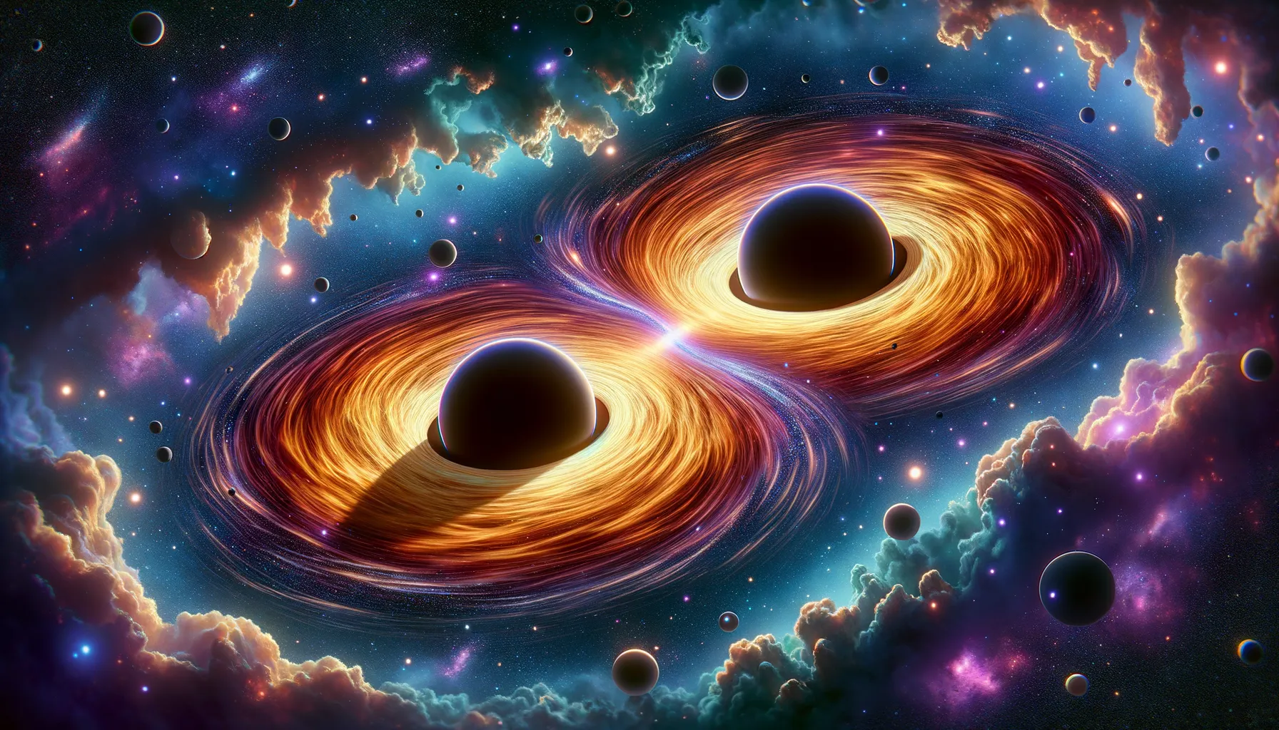 Tabrakan Dua Lubang Hitam Supermasif: Fenomena Kosmik Langka dan Misterius