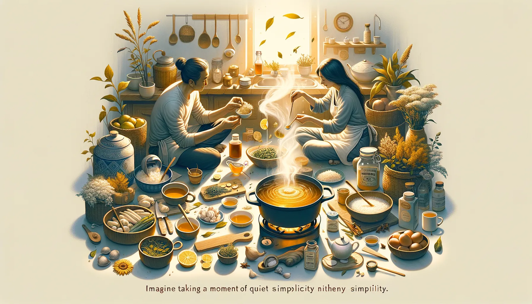 Keajaiban Ritual Sederhana: Memasak, Teh Herbal, dan Waktu Bersama