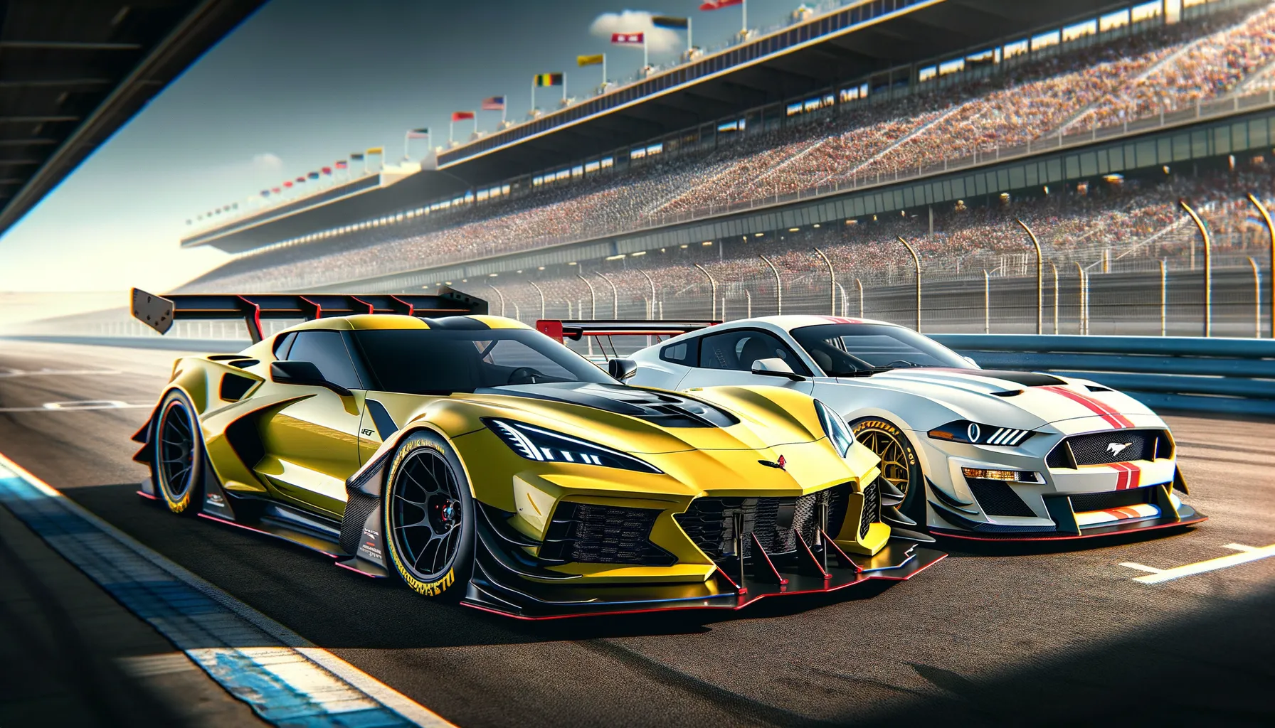 Pertarungan Sengit Mustang GTD vs Corvette ZR1 di Nürburgring