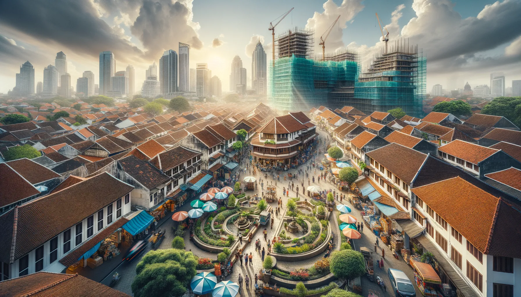 Transformasi Pusat Bersejarah Jakarta: Penataan Pasar Baru dan Glodok