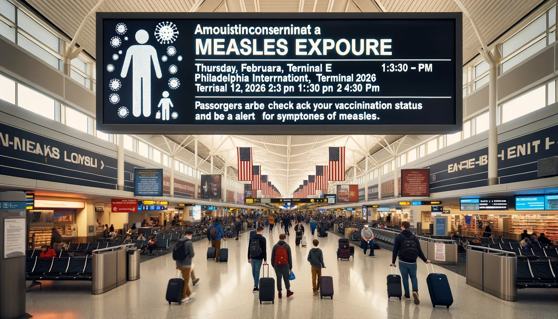 Peringatan Paparan Campak di Bandara Philadelphia, Ketahui Risiko Anda