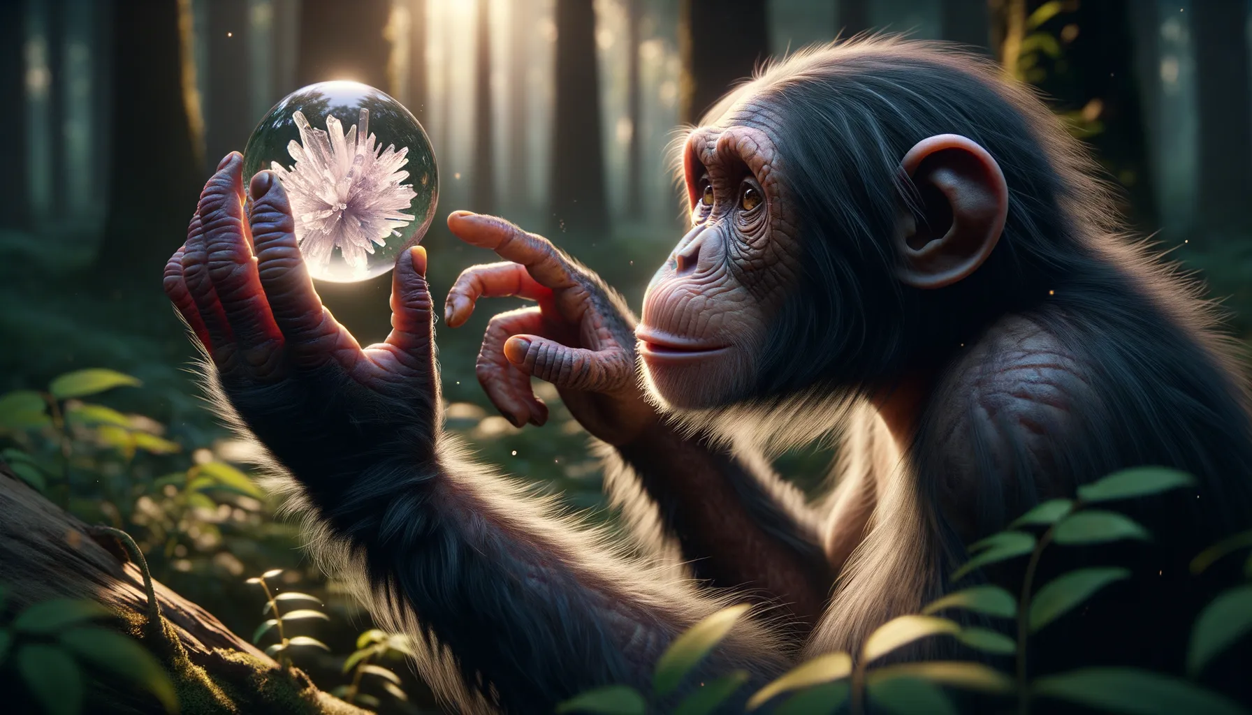 Menguak Daya Pikat Kristal pada Manusia dan Simpanse