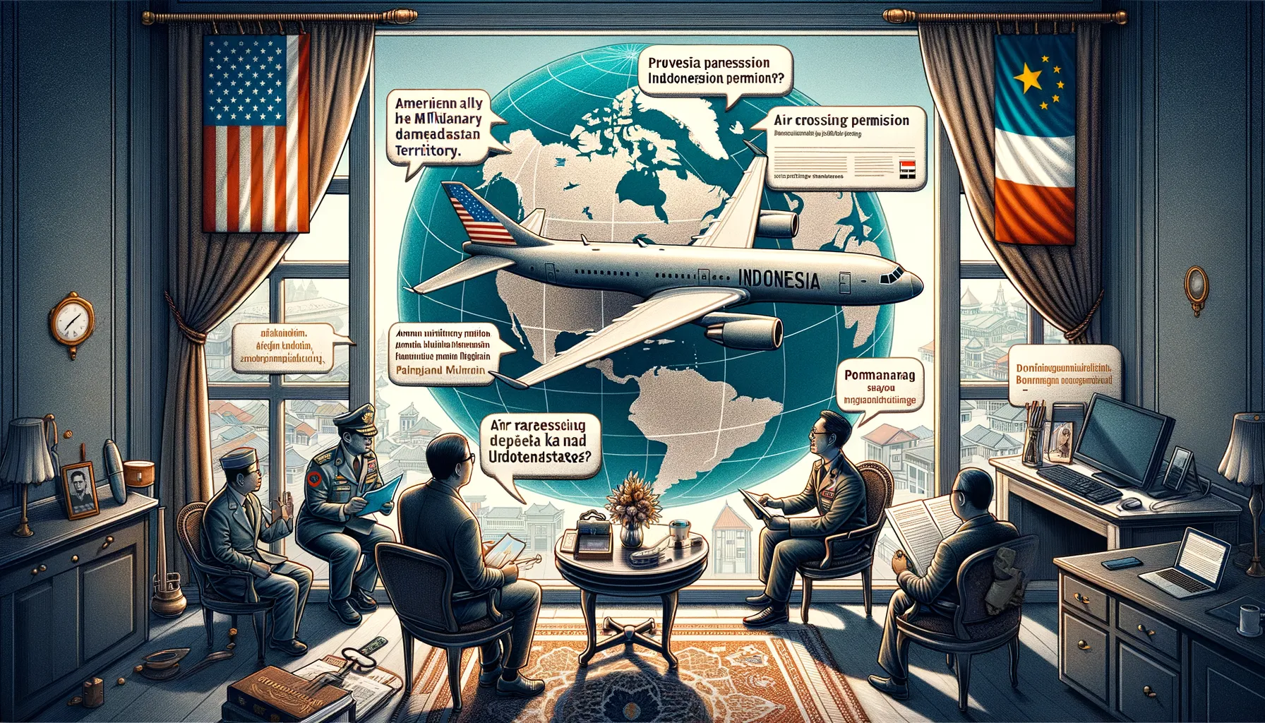 Kontroversi Izin Lintas Udara: Kedaulatan Indonesia di Tengah Diplomasi AS
