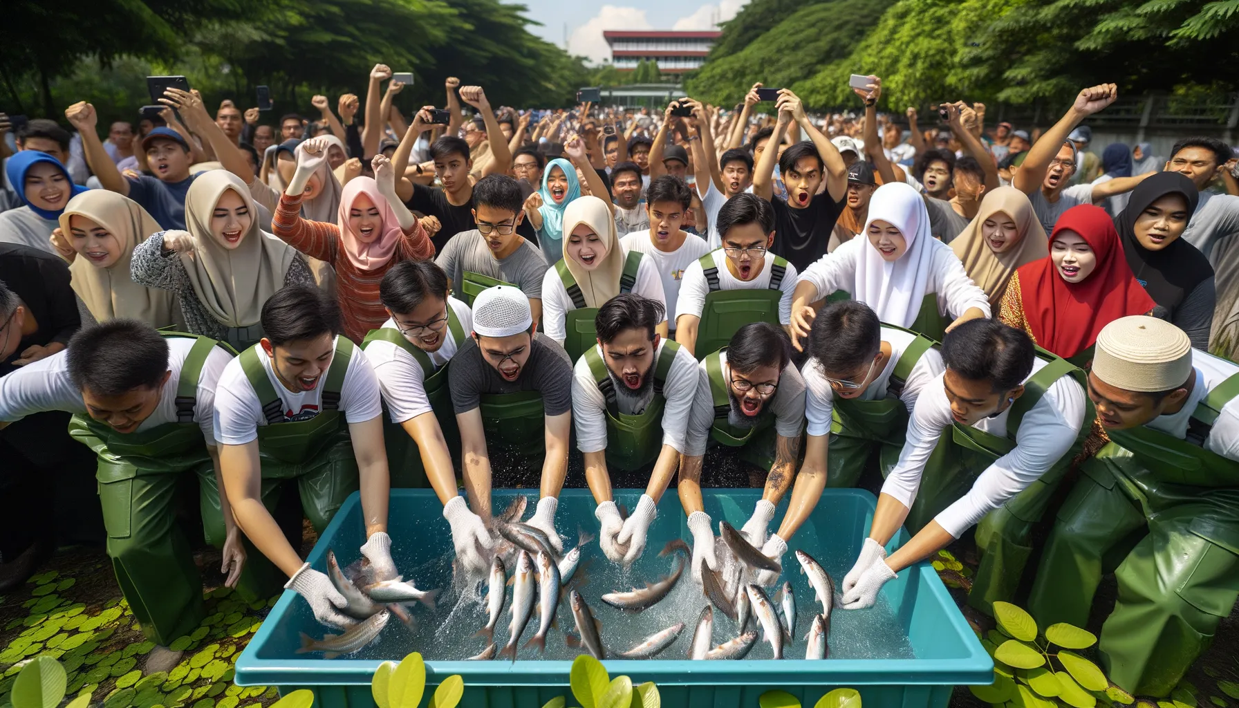 Pelepasan Ikan Nila: Solusi Ramah Lingkungan Atasi DBD