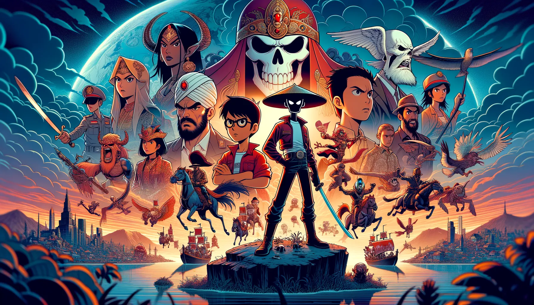 Panji Tengkorak: Animasi 2D Menghidupkan Legenda Komik Indonesia