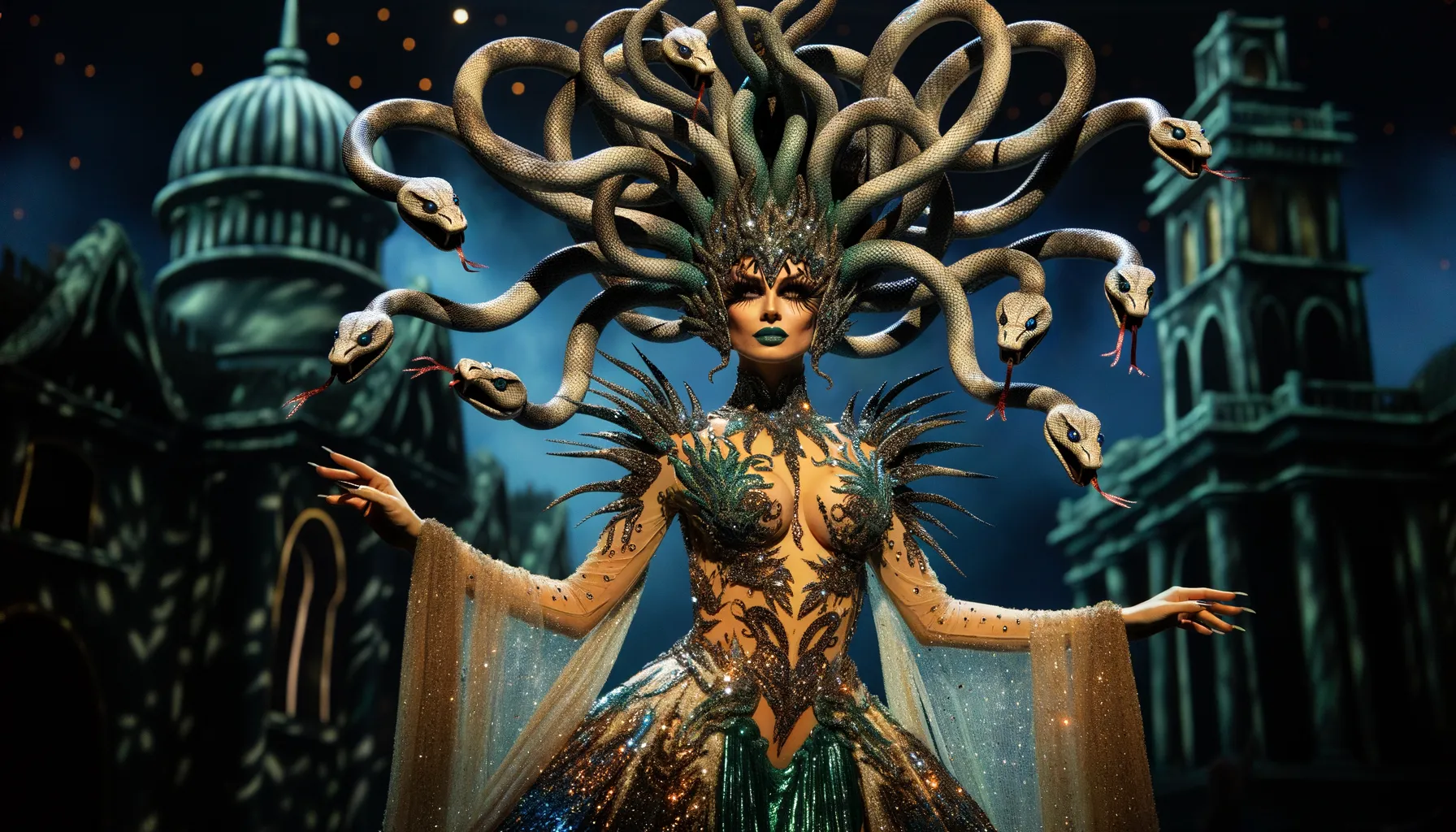 Heidi Klum dan Kostum Halloween Medusa yang Menghebohkan