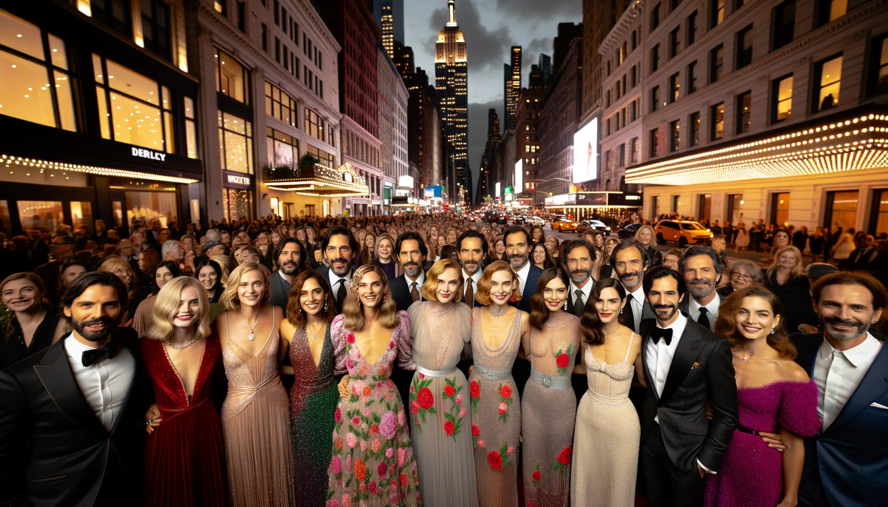 Penampilan Memukau di Premiere 'The Bride!' di New York