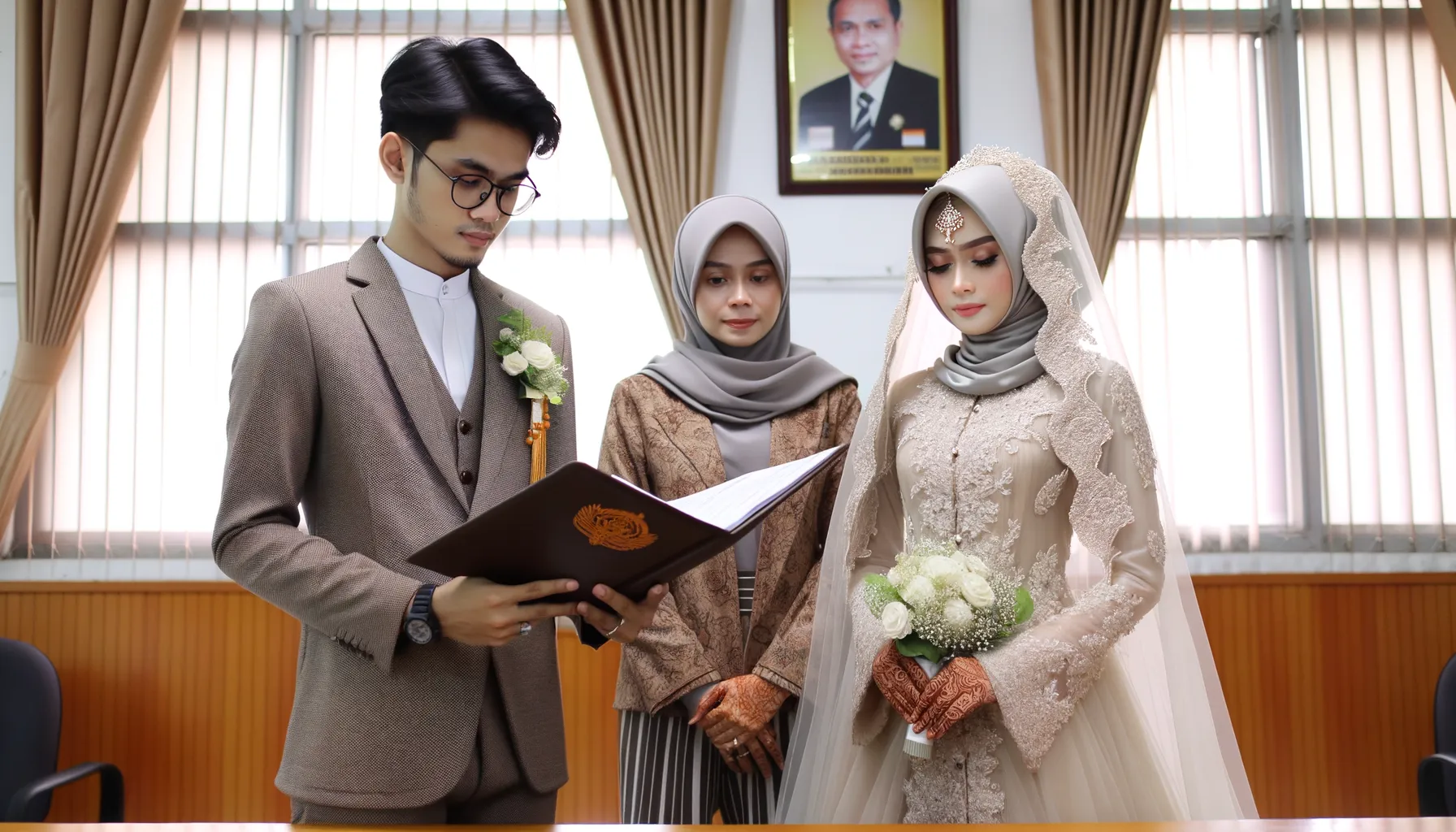 Reza SMASH dan Santi, Pernikahan Sederhana Penuh Makna