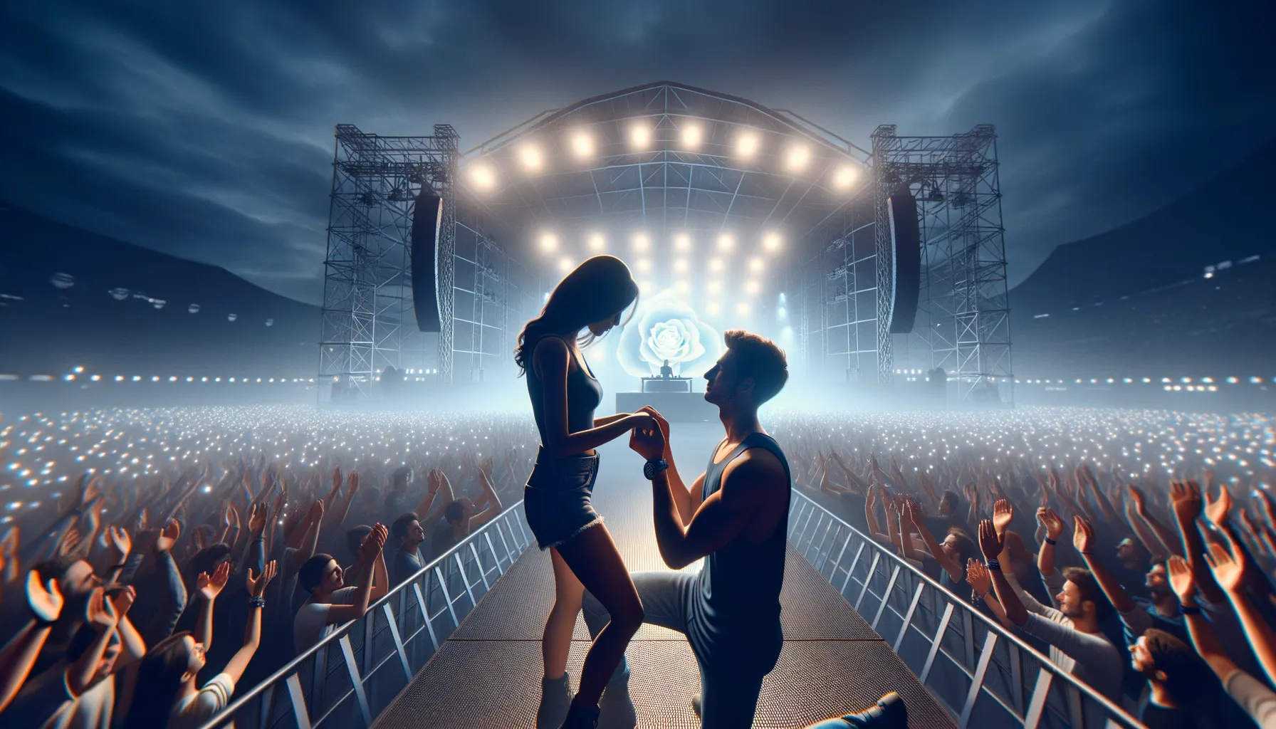 Panggung Synchronize Fest: Lamaran Bersejarah DJ Bravy dan Erika Carlina