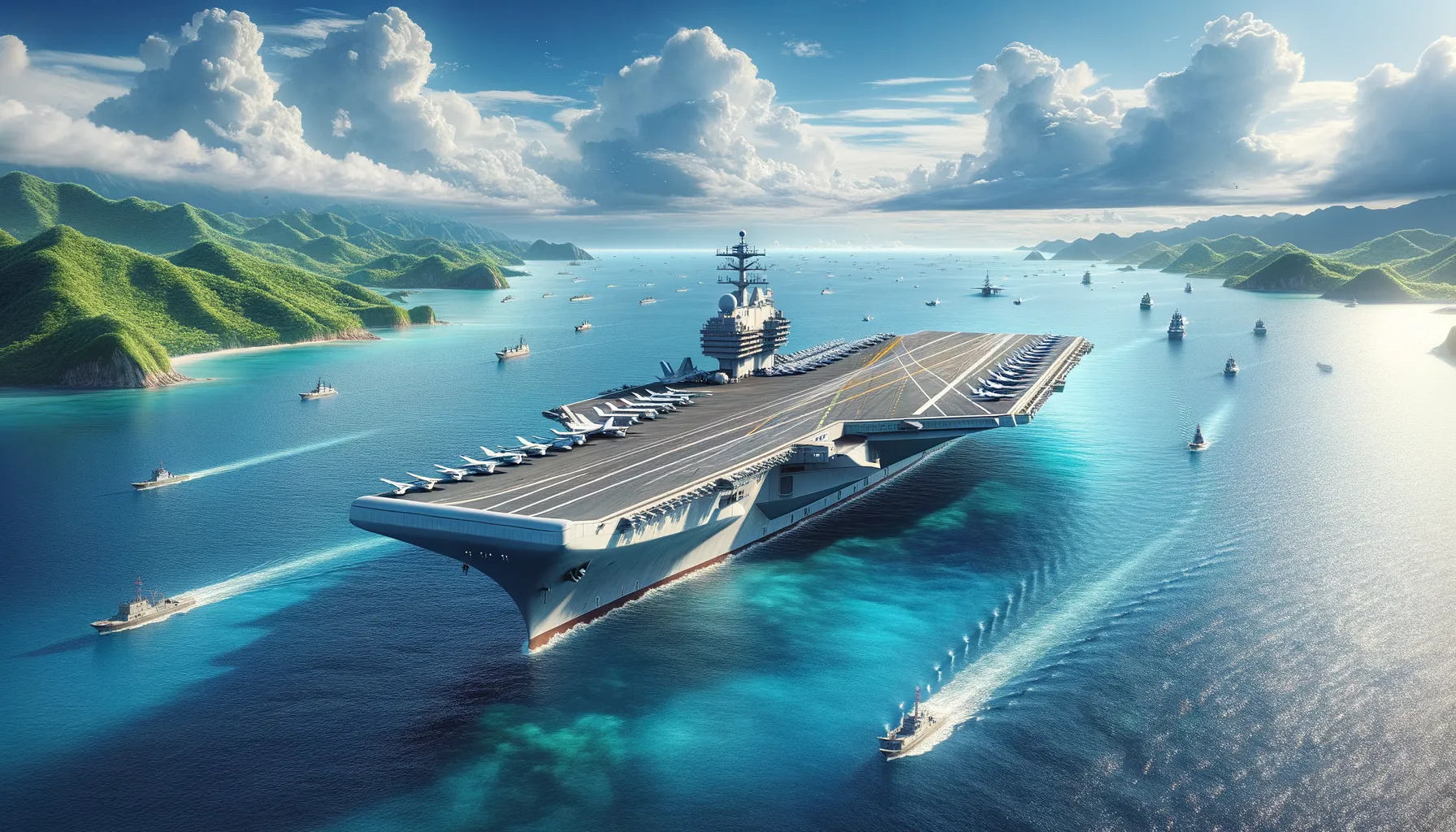 Ketegangan Memuncak: Kapal Induk Fujian Melintasi Selat Taiwan