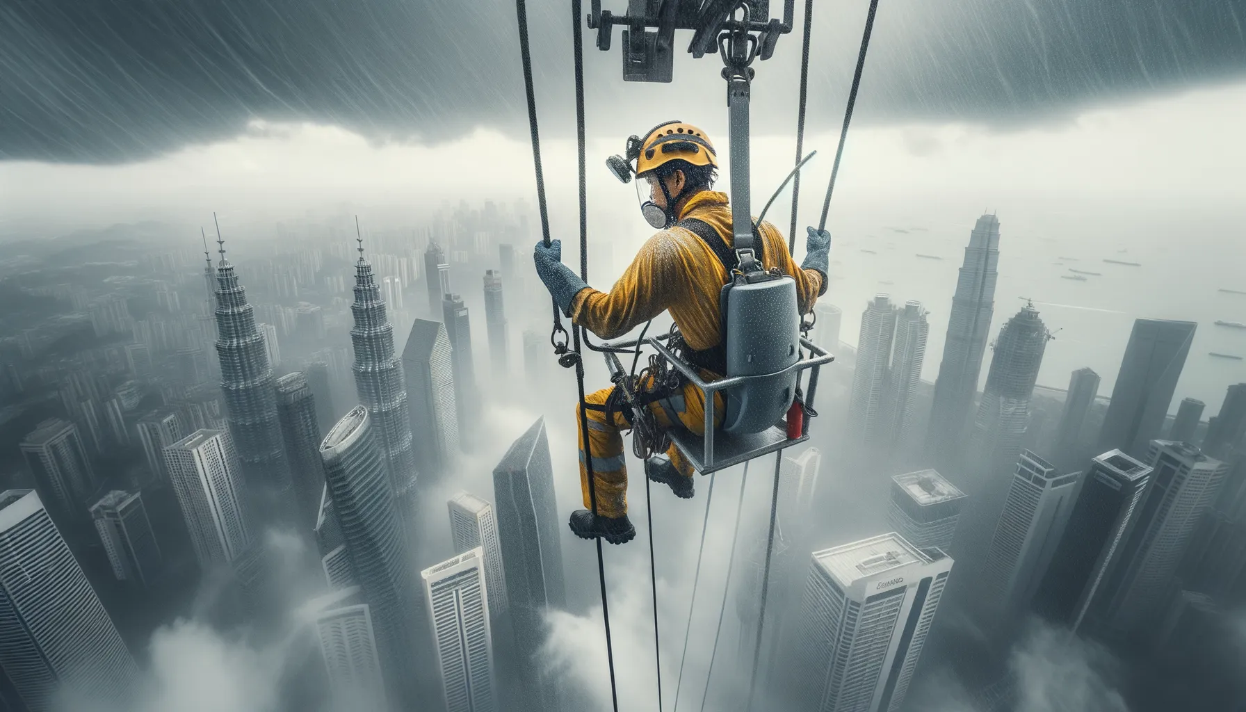 Pembersih Kaca Tewas di Surabaya: Bahaya Gondola di Tengah Badai