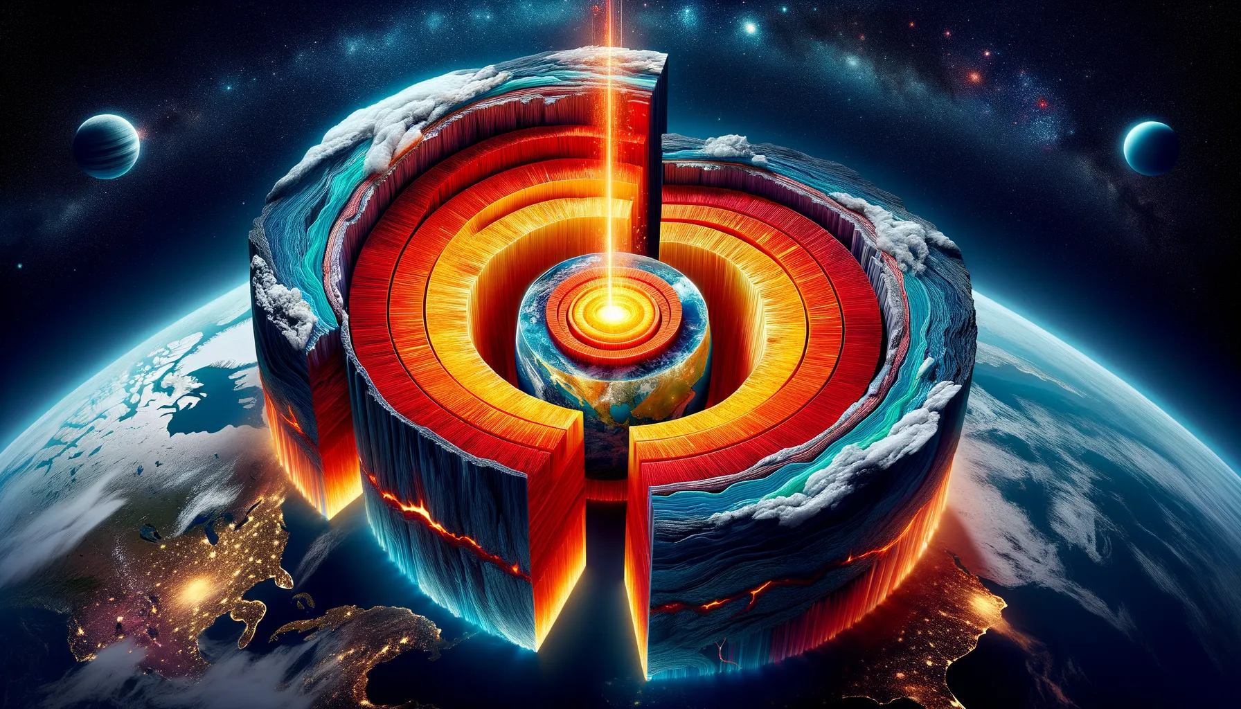 Inti Bumi Menyimpan Rahasia: Hidrogen Setara 45 Kali Volume Lautan