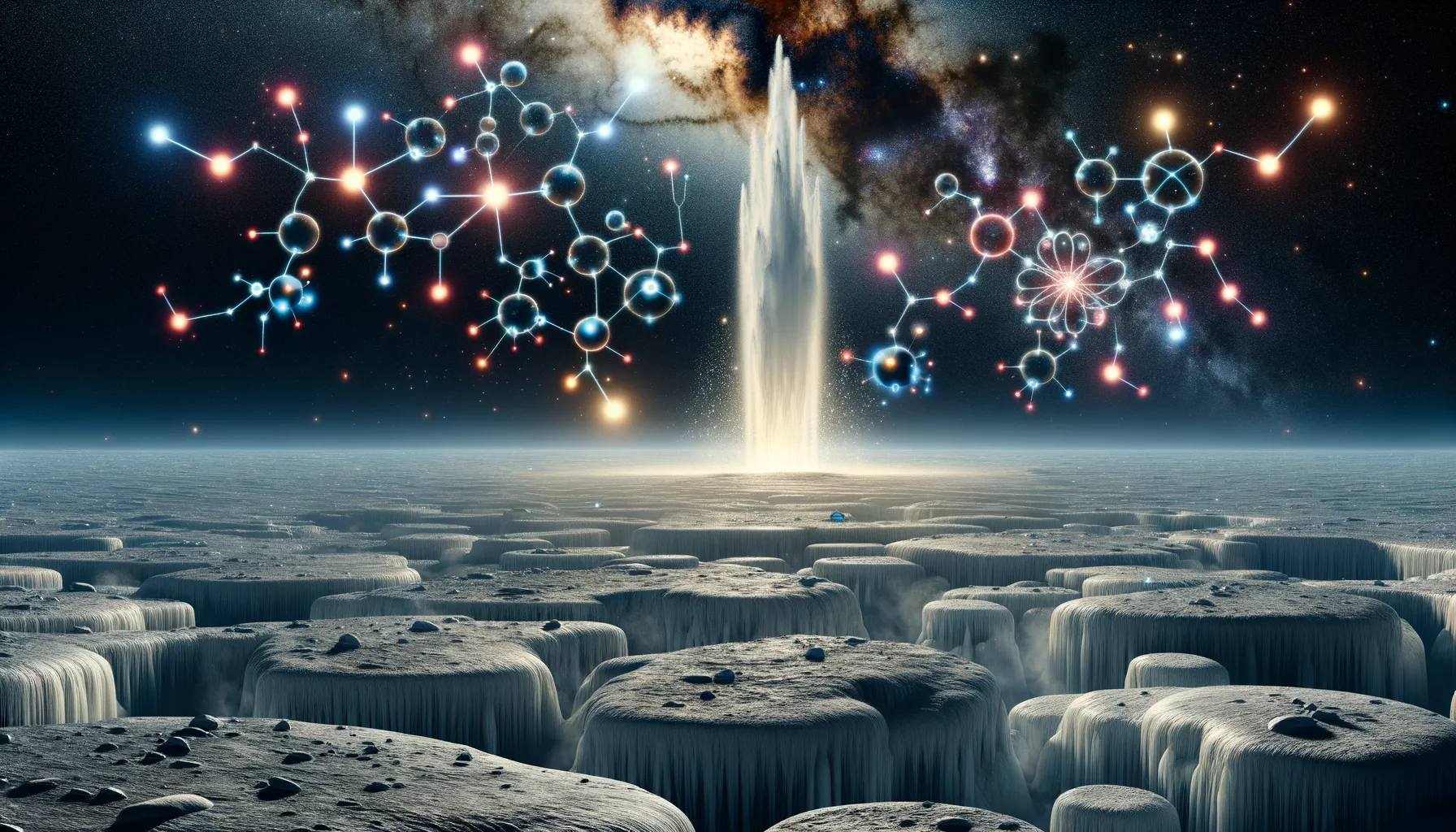 Penemuan Molekul Organik Kompleks di Geiser Enceladus