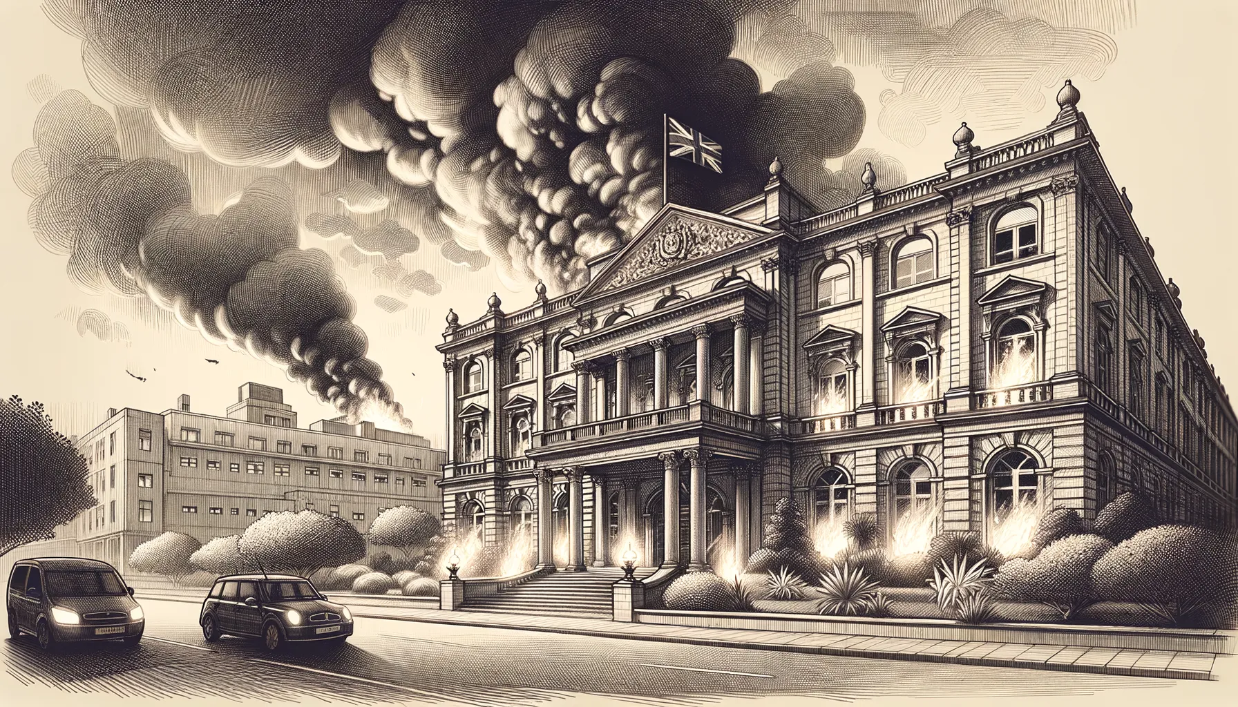 Serangan Drone Rusia Hancurkan Kedutaan Qatar di Ukraina