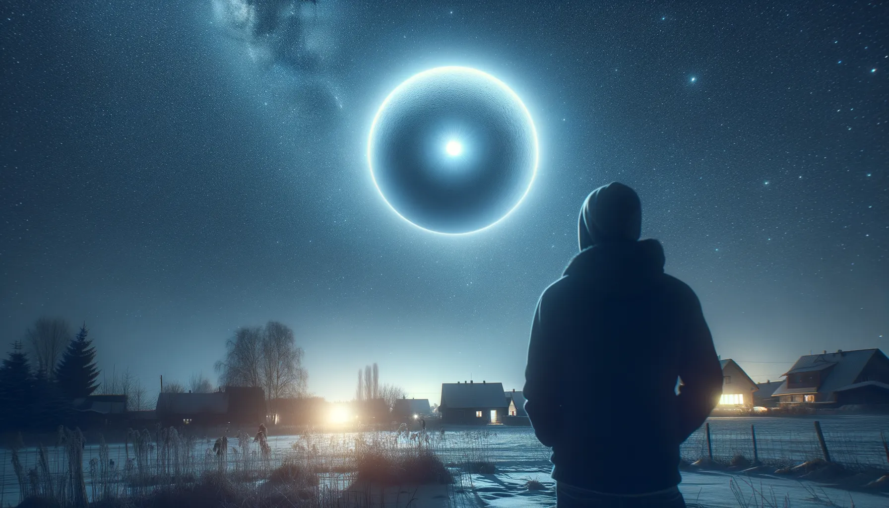 Keindahan Langit Malam: Bulan Purnama dan Saturnus