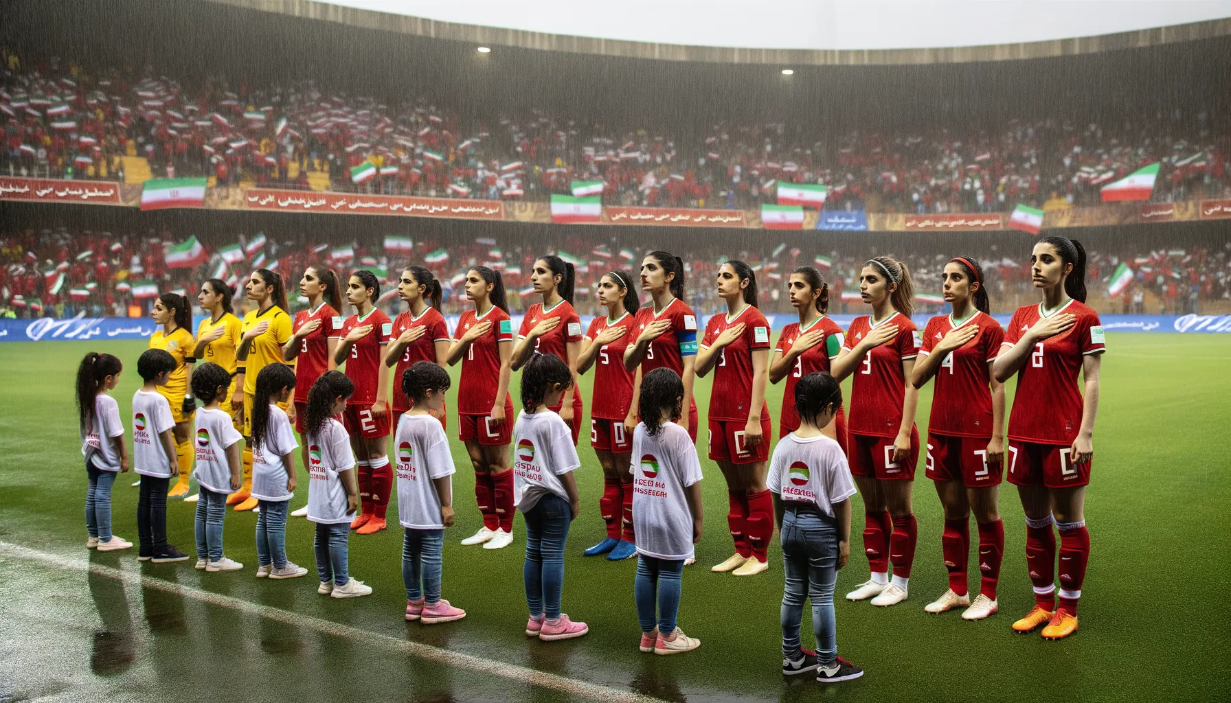 Kritik Terhadap Pemain Wanita Iran: Diam Saat Lagu Kebangsaan