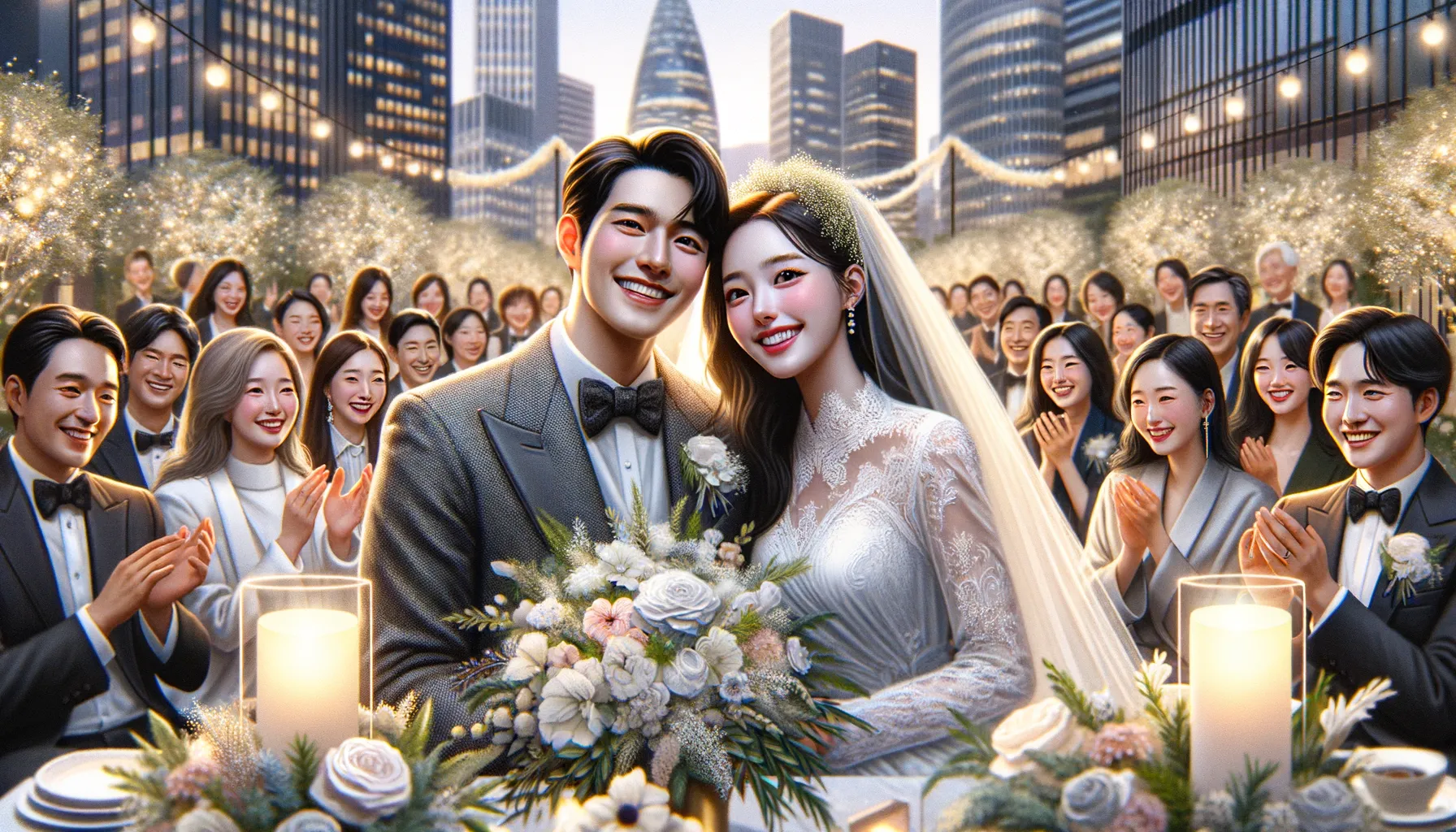 Pernikahan Impian Kim Woo Bin dan Shin Min Ah di Seoul