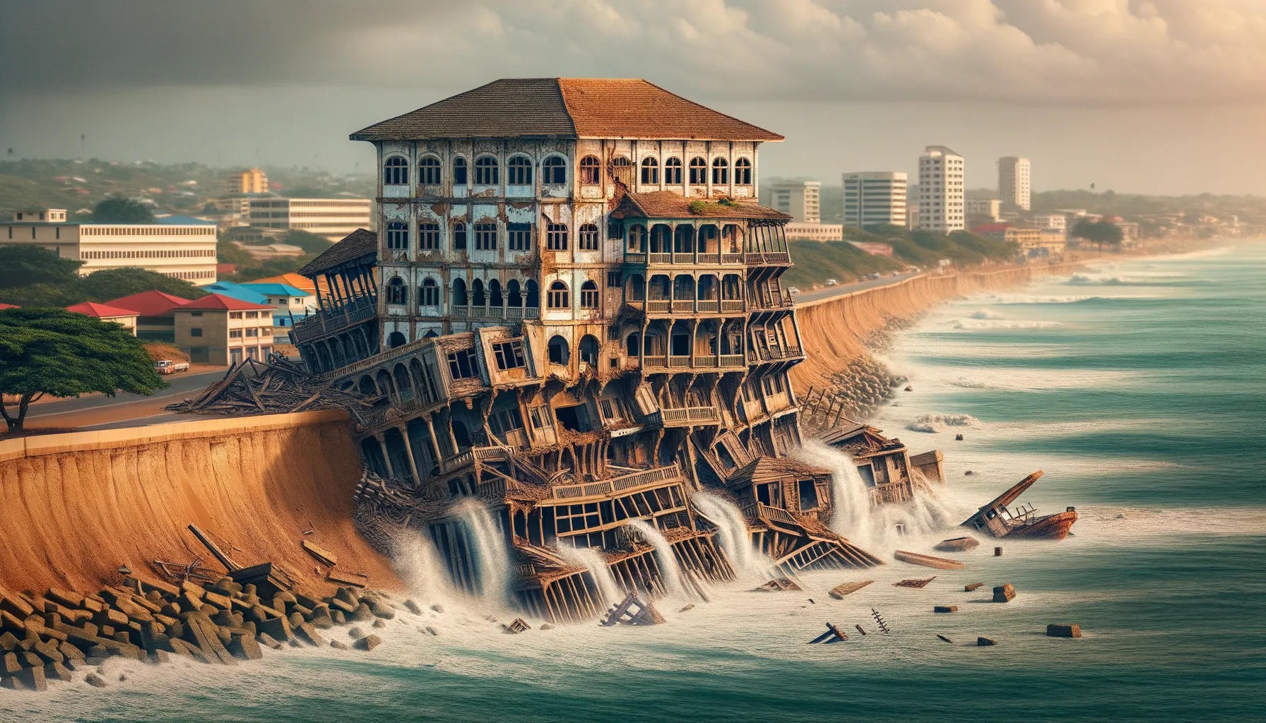 Ghana: Pusaka Sejarah Terkikis oleh Perubahan Iklim