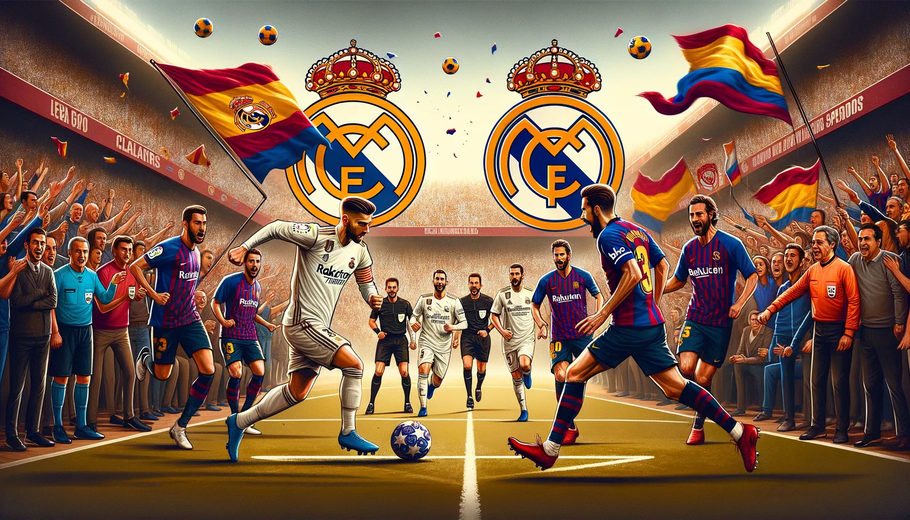 El Clasico Real Madrid vs Barcelona: Pertarungan Dua Raksasa La Liga