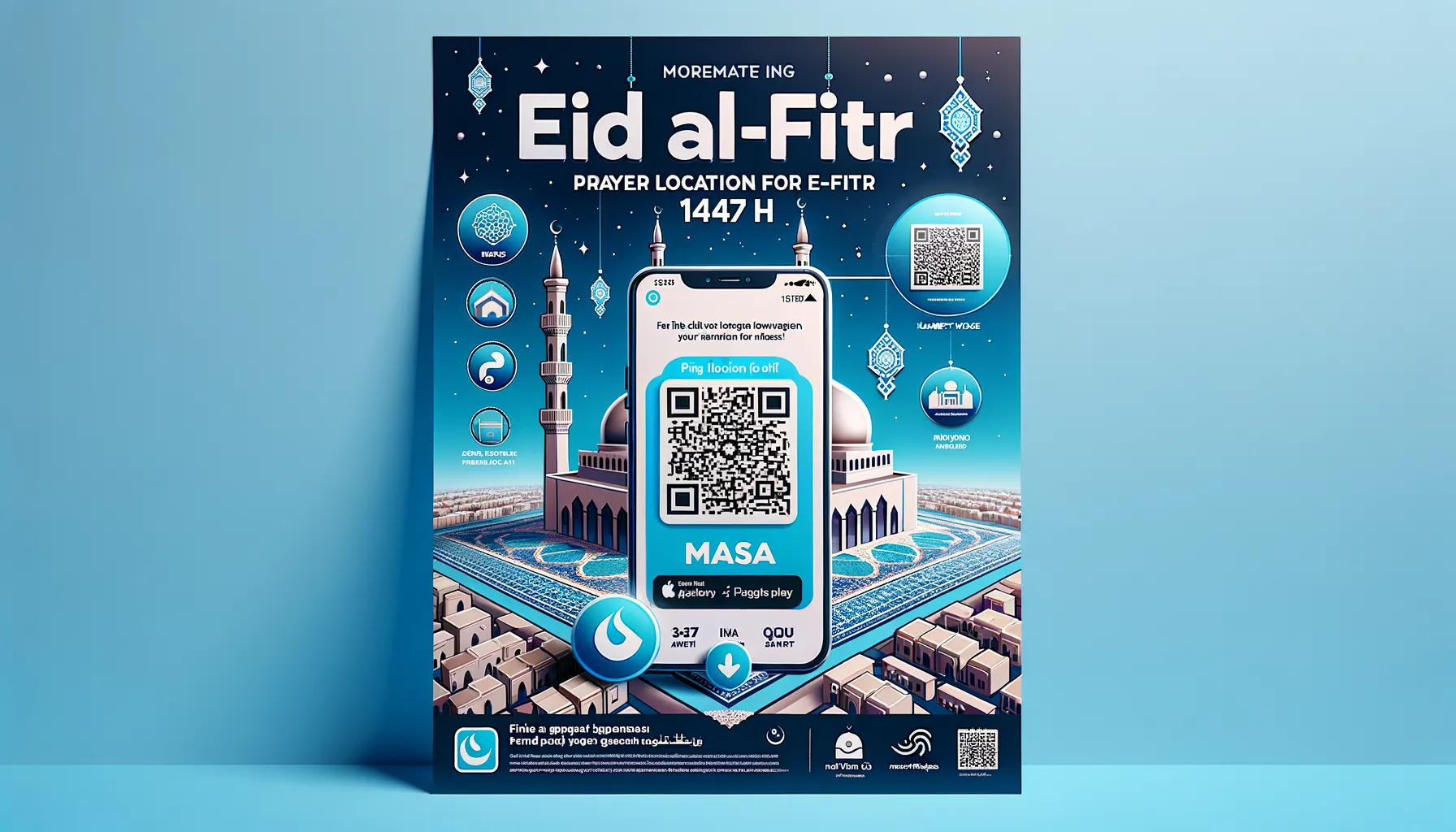 Mudahnya Menemukan Lokasi Salat Idulfitri via Digital