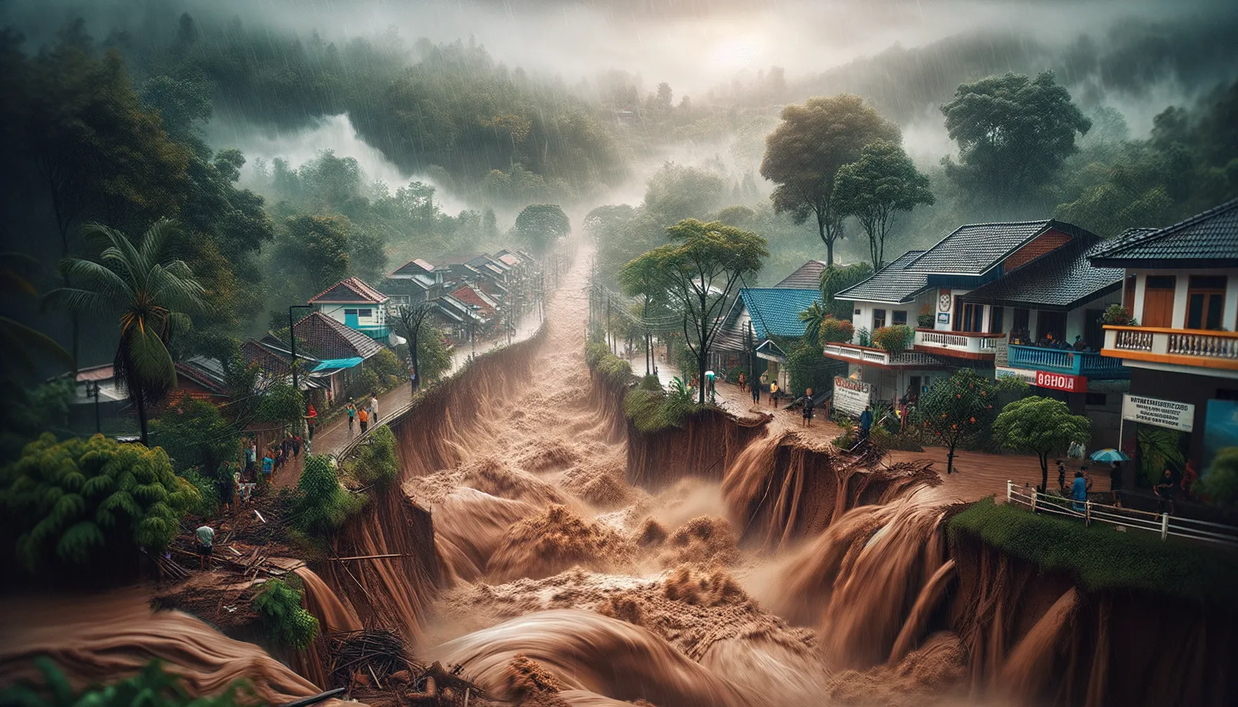 Banjir Bandang Guci: Ancaman Longsor Mengintai Warga